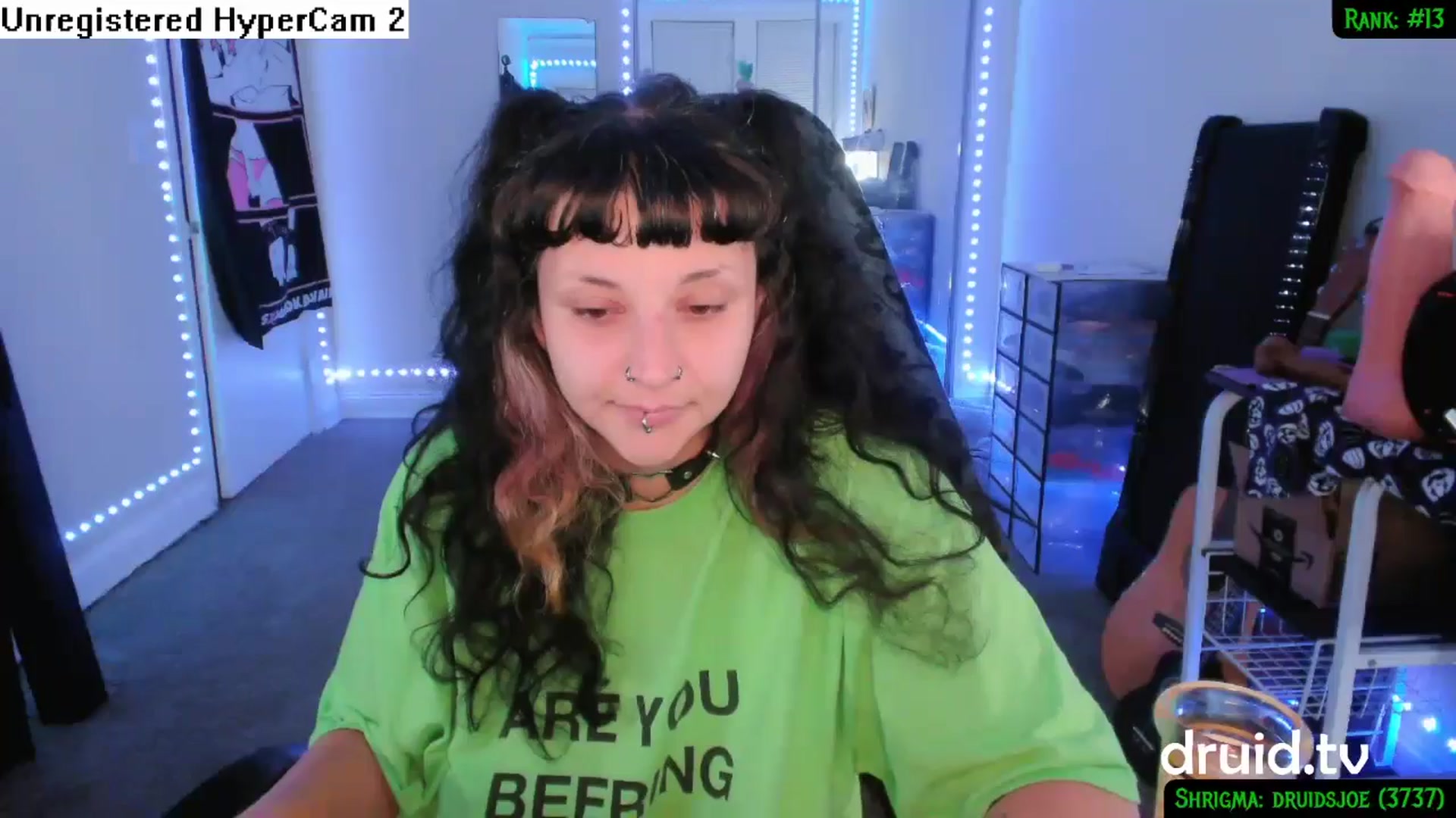 Gallery image thumbnail from druidjpg's myfreecams stream on, 07/10/2024, 05:02 image 20 of 20