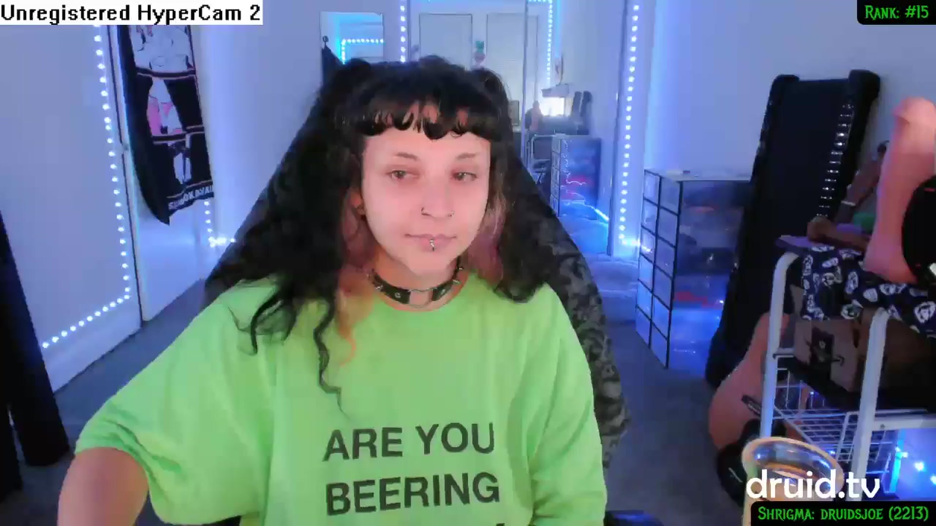 Gallery image thumbnail from druidjpg's myfreecams stream on, 07/10/2024, 05:02 image 8 of 20