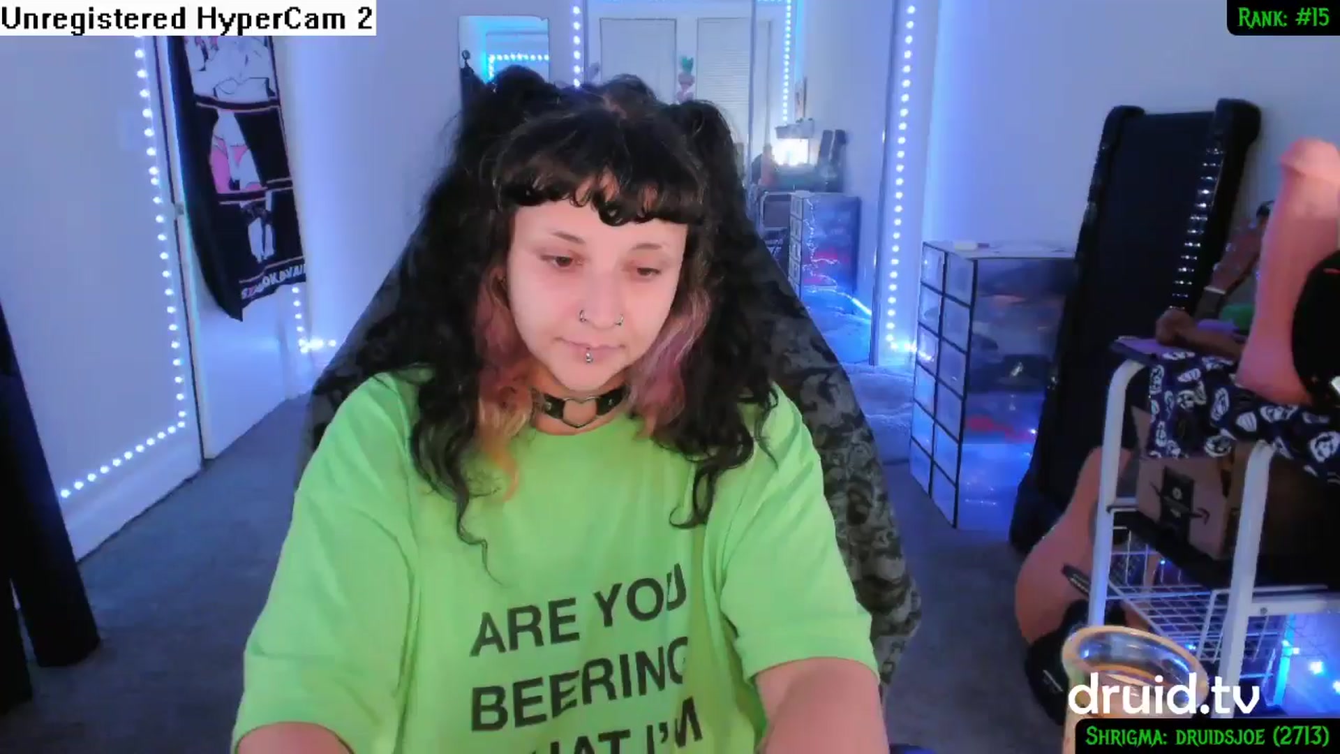 Gallery image thumbnail from druidjpg's myfreecams stream on, 07/10/2024, 05:02 image 12 of 20