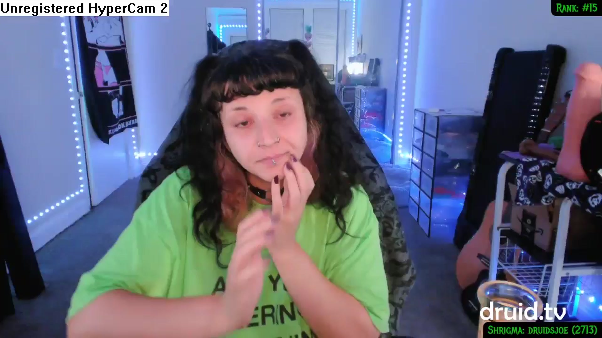 Gallery image thumbnail from druidjpg's myfreecams stream on, 07/10/2024, 05:02 image 13 of 20