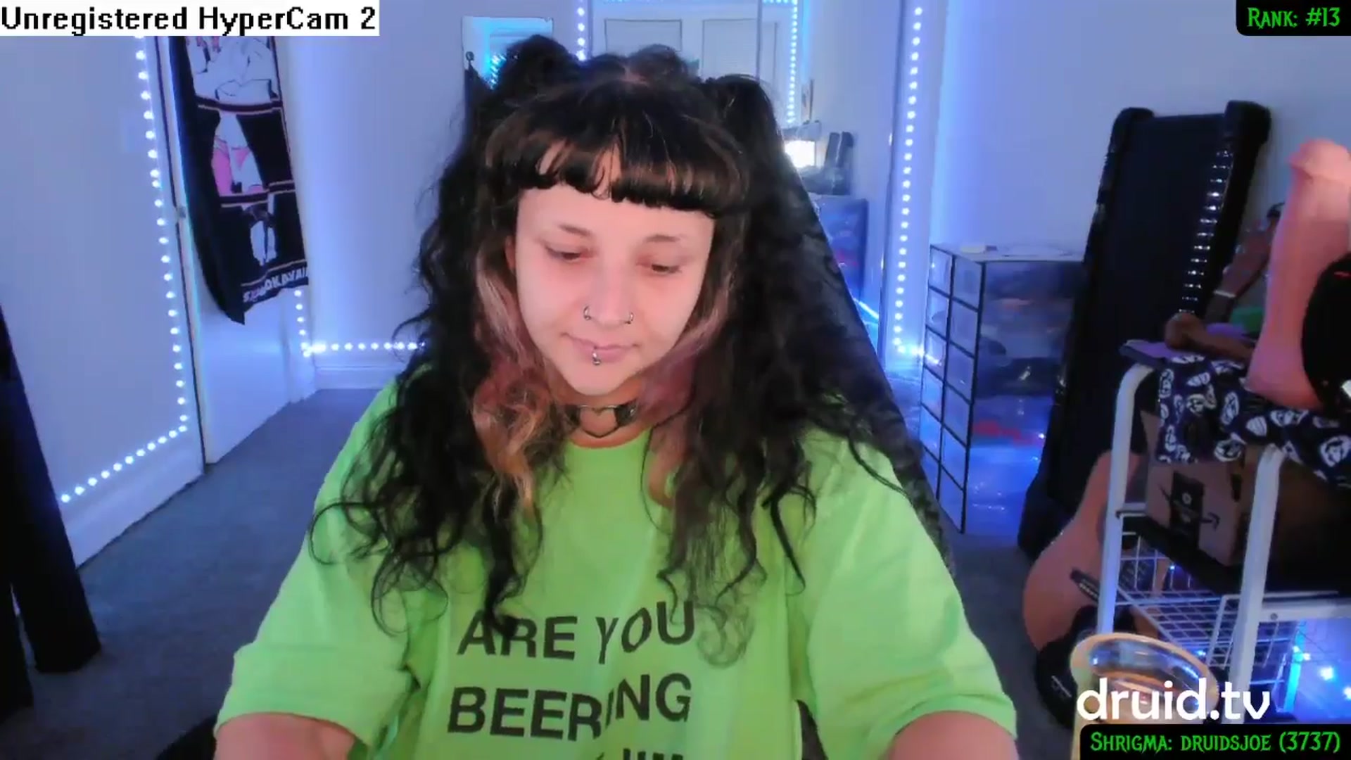 Gallery image thumbnail from druidjpg's myfreecams stream on, 07/10/2024, 05:02 image 19 of 20