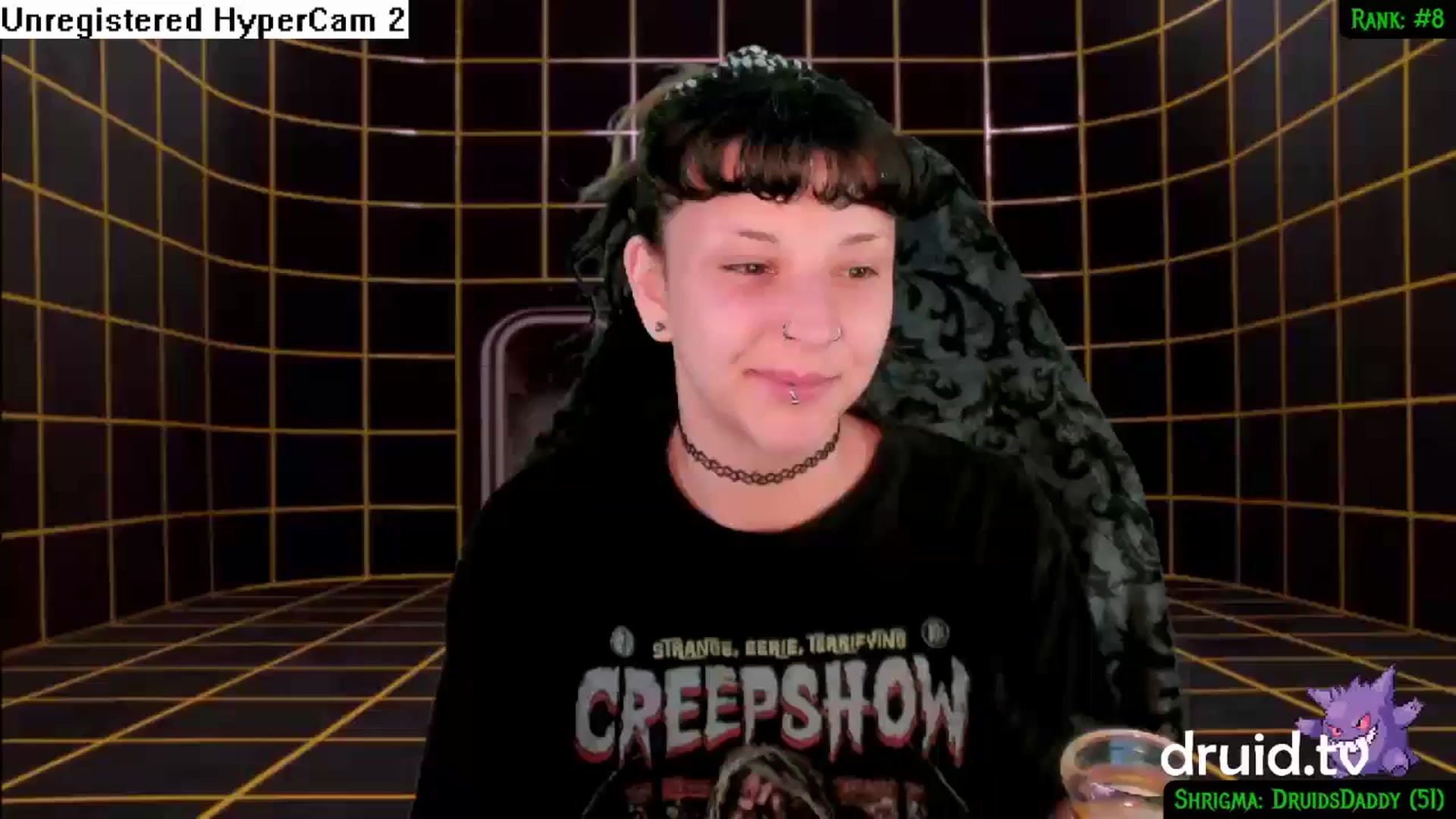 Gallery image thumbnail from druidjpg's myfreecams stream on, 07/13/2024, 04:37 image 2 of 20