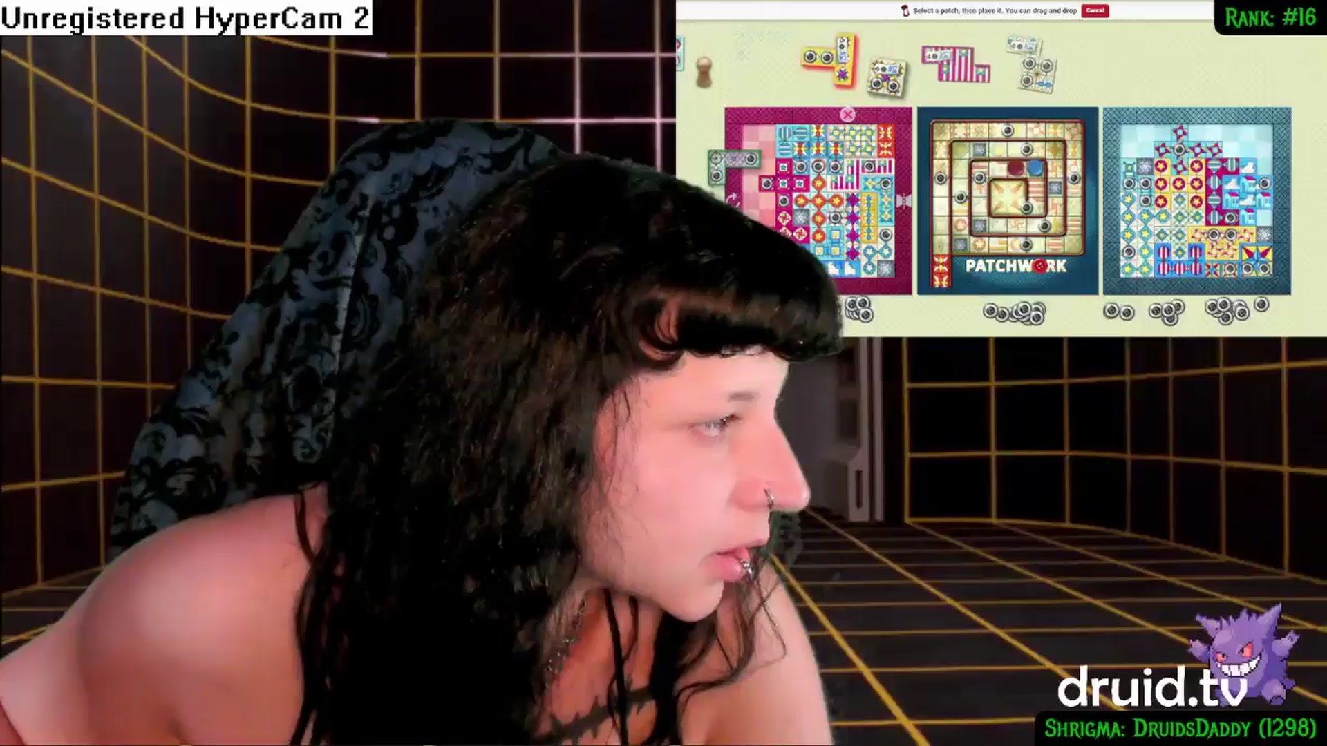 Gallery image thumbnail from druidjpg's myfreecams stream on, 07/15/2024, 04:18 image 18 of 20