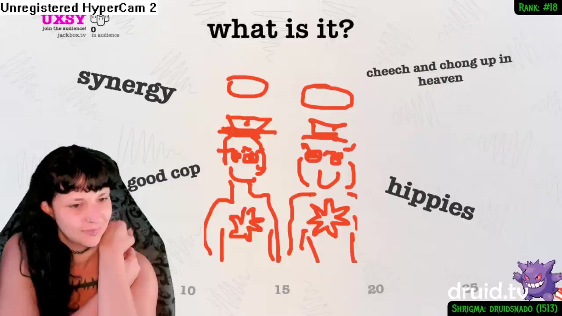 Gallery image thumbnail from druidjpg's myfreecams stream on, 07/16/2024, 04:53 image 13 of 20