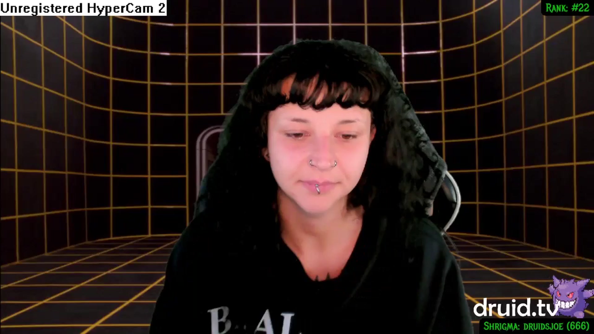 Gallery image thumbnail from druidjpg's myfreecams stream on, 07/19/2024, 03:34 image 12 of 20