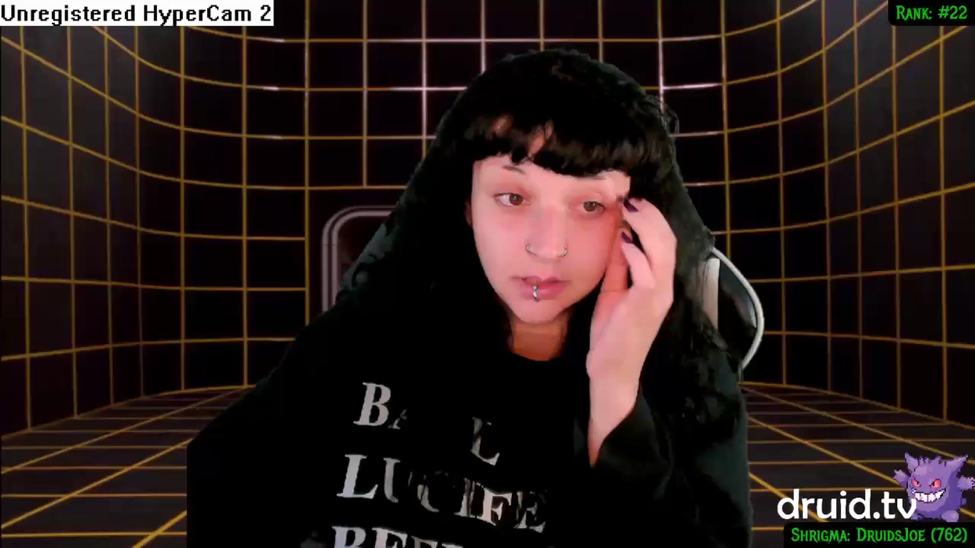 Gallery image thumbnail from druidjpg's myfreecams stream on, 07/19/2024, 04:56 image 14 of 20