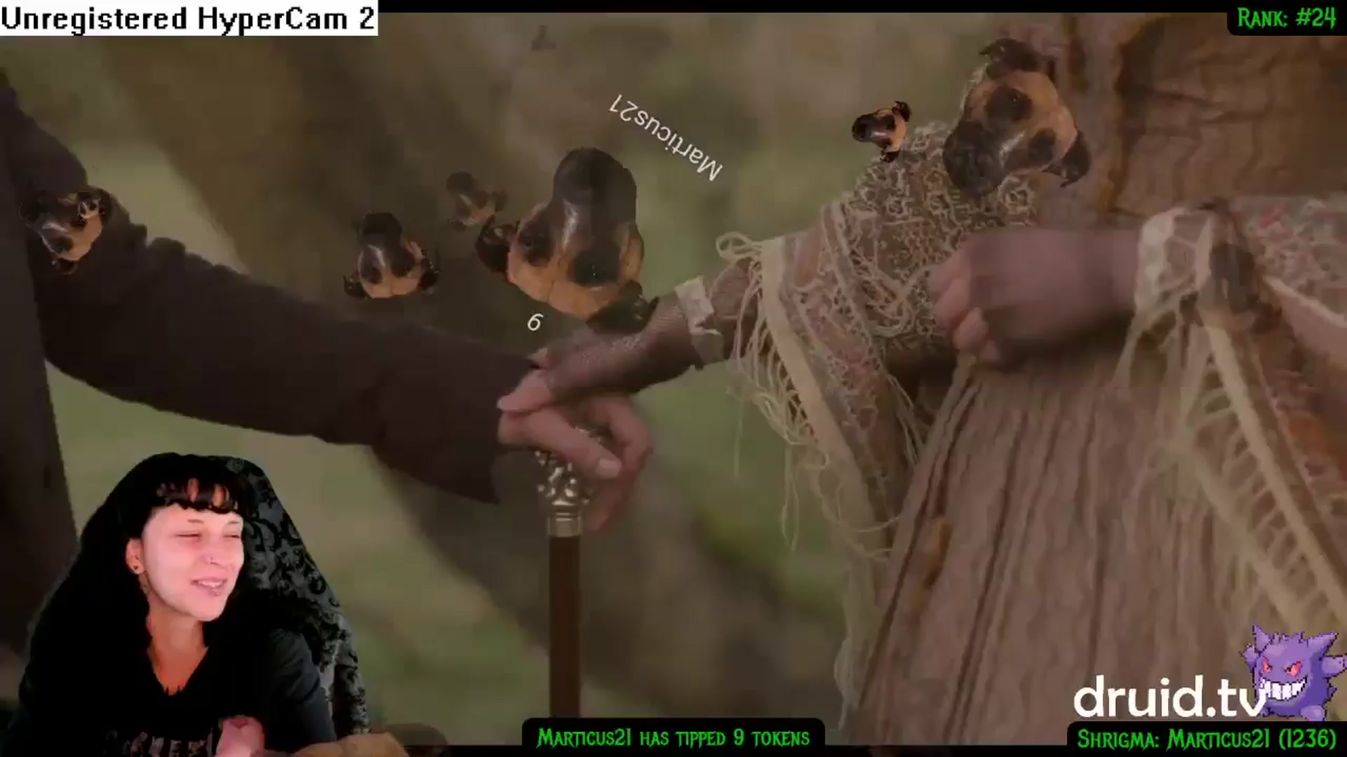 Gallery image thumbnail from druidjpg's myfreecams stream on, 07/20/2024, 04:37 image 18 of 20
