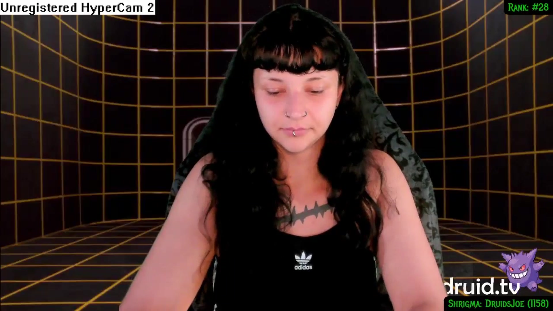 Gallery image thumbnail from druidjpg's myfreecams stream on, 07/21/2024, 03:59 image 9 of 20
