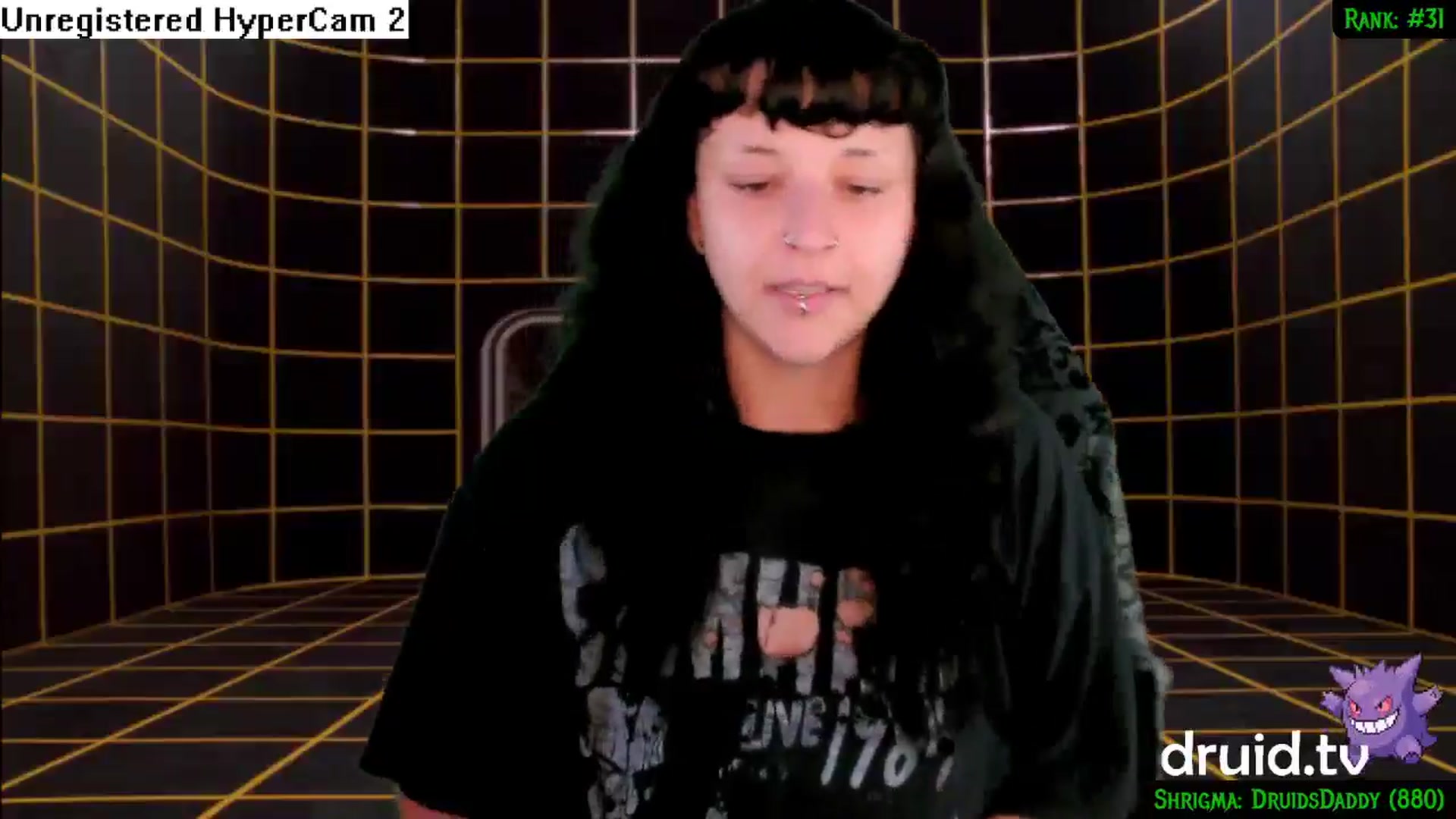 Gallery image thumbnail from druidjpg's myfreecams stream on, 07/22/2024, 05:06 image 15 of 20