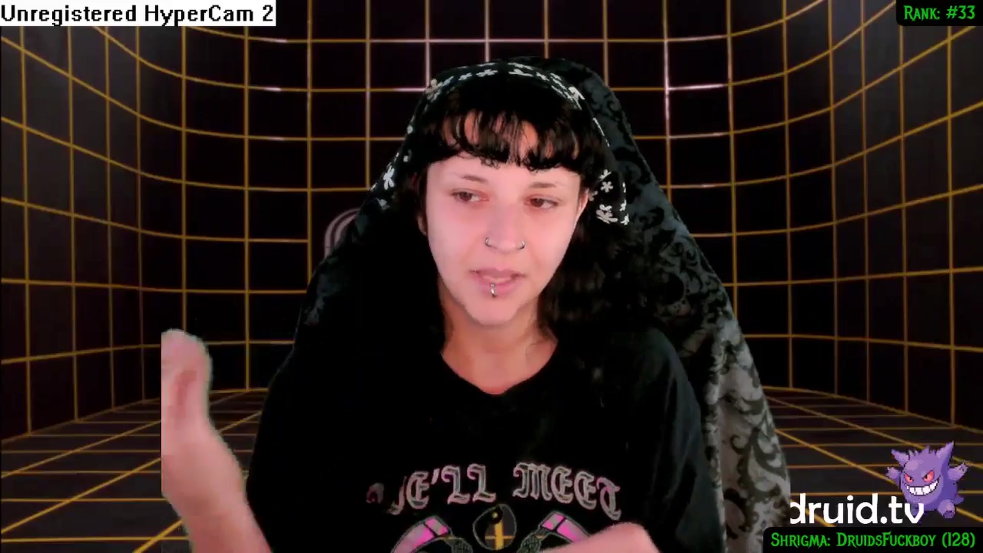 Gallery image thumbnail from druidjpg's myfreecams stream on, 07/23/2024, 05:05 image 10 of 20