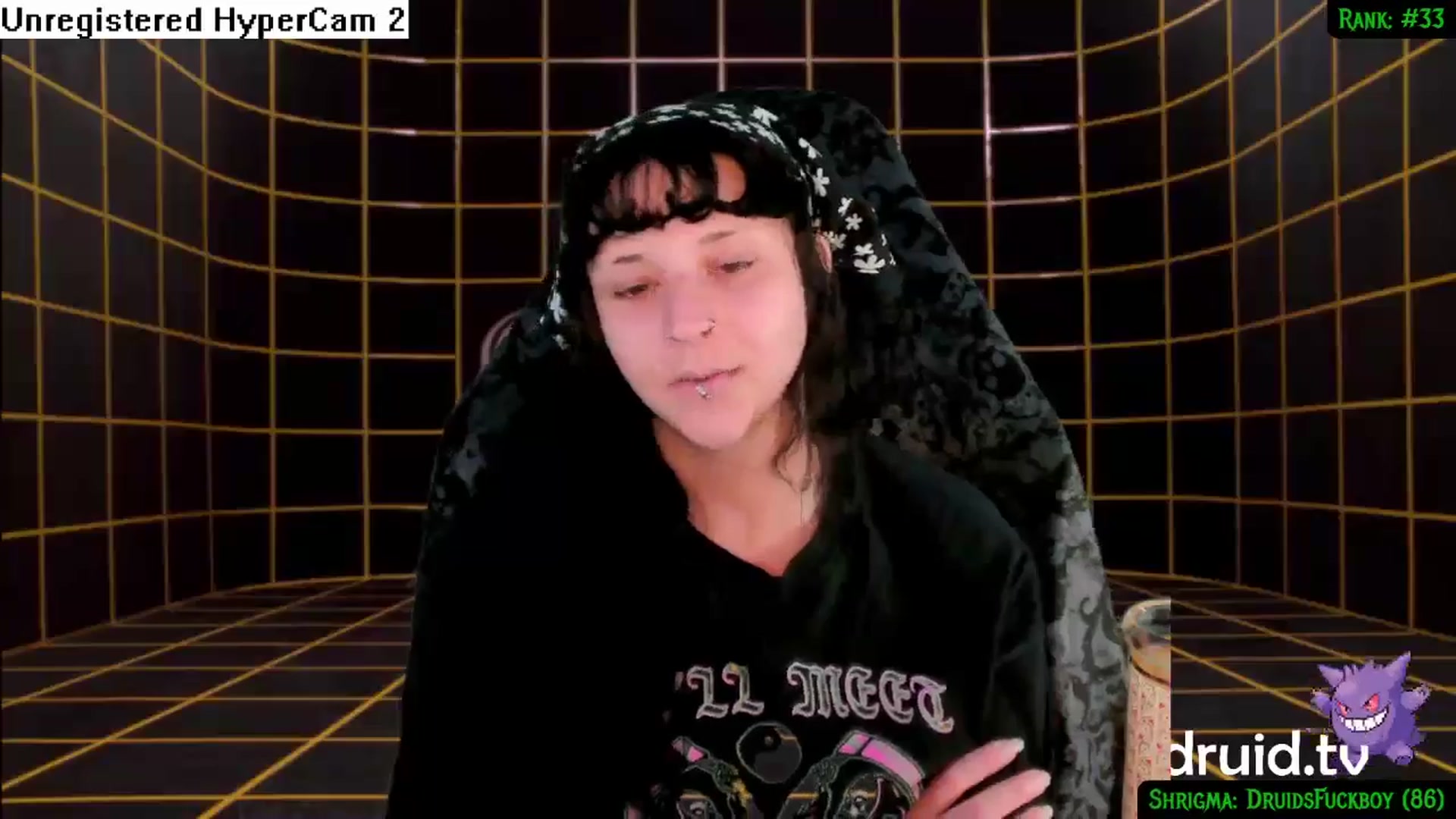 Gallery image thumbnail from druidjpg's myfreecams stream on, 07/23/2024, 05:05 image 6 of 20