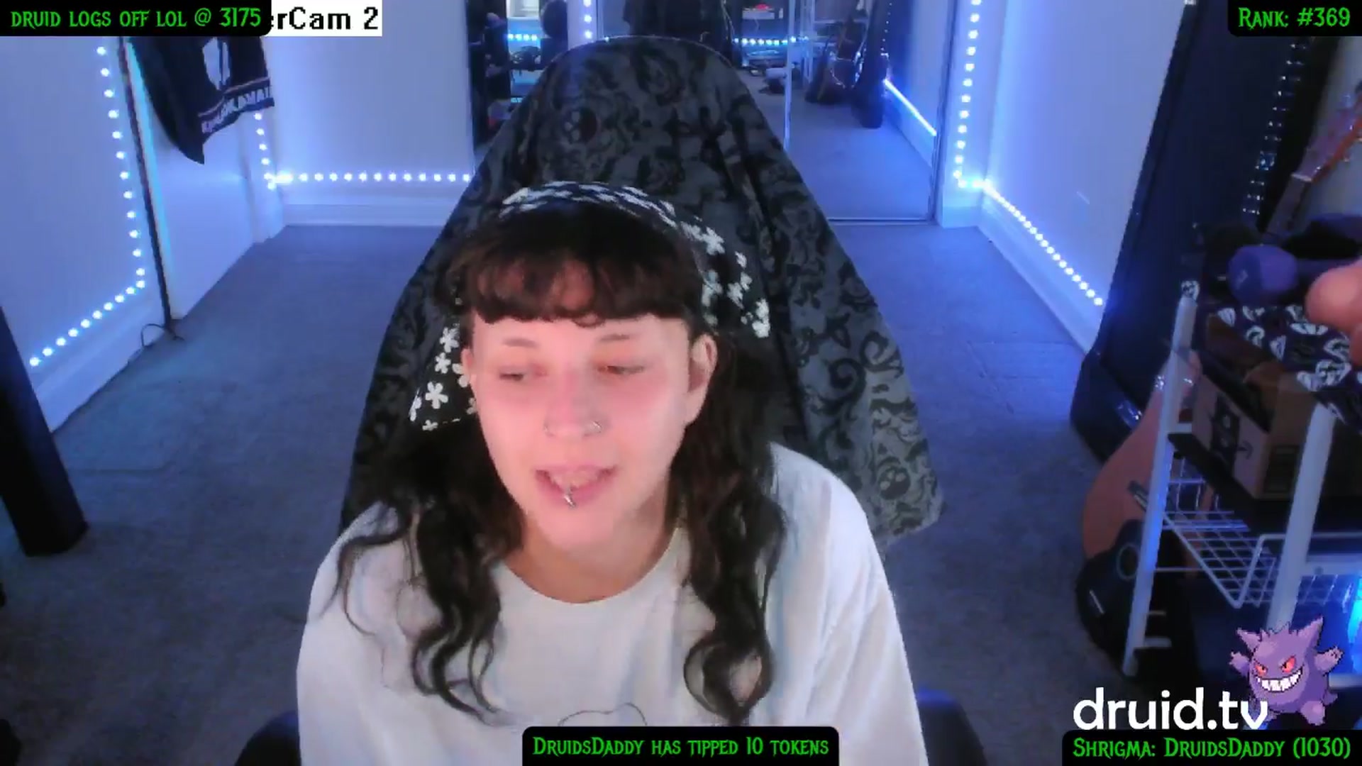 Gallery image thumbnail from druidjpg's myfreecams stream on, 09/09/2024, 04:42 image 8 of 20