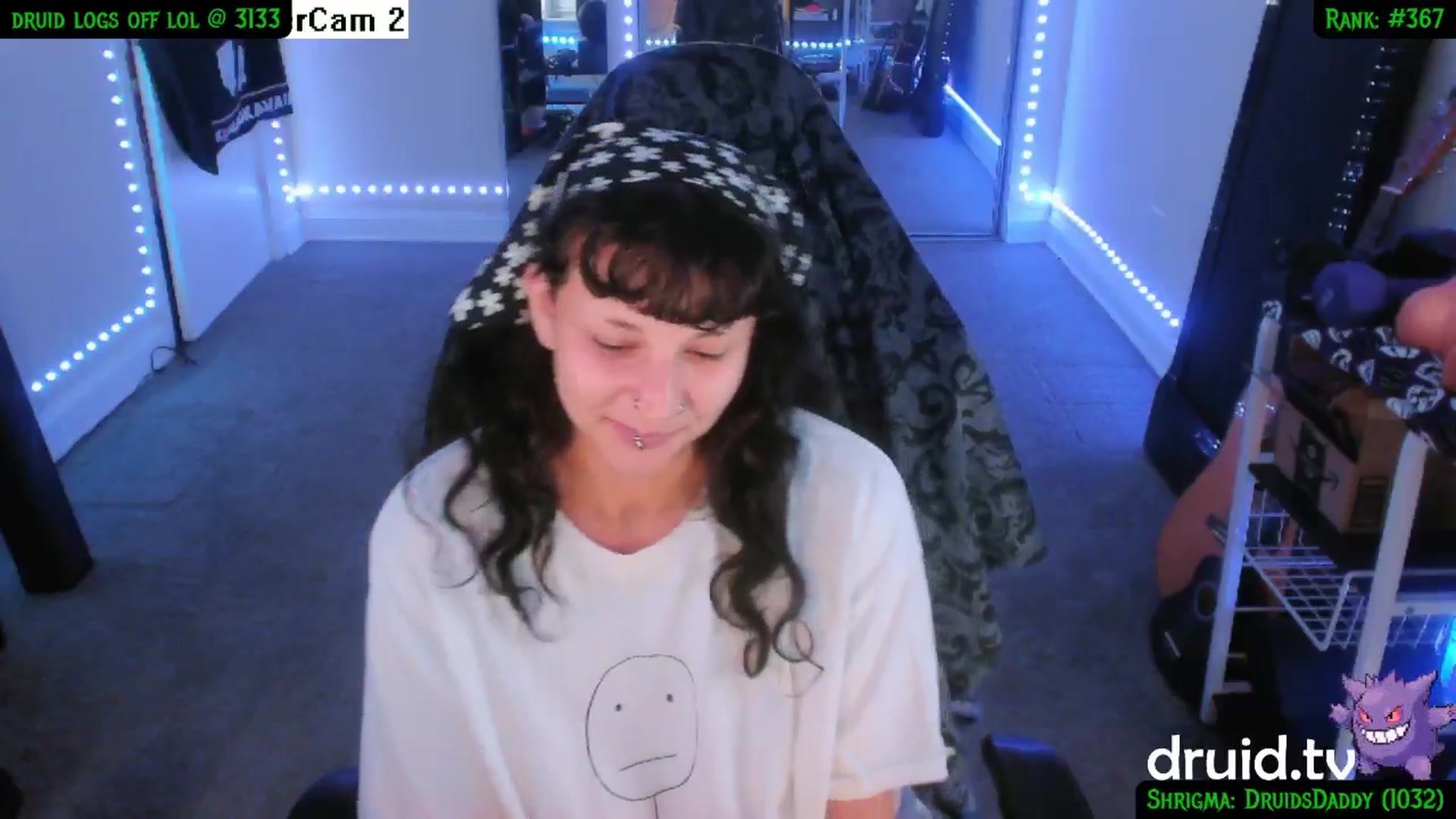 Gallery image thumbnail from druidjpg's myfreecams stream on, 09/09/2024, 04:42 image 9 of 20