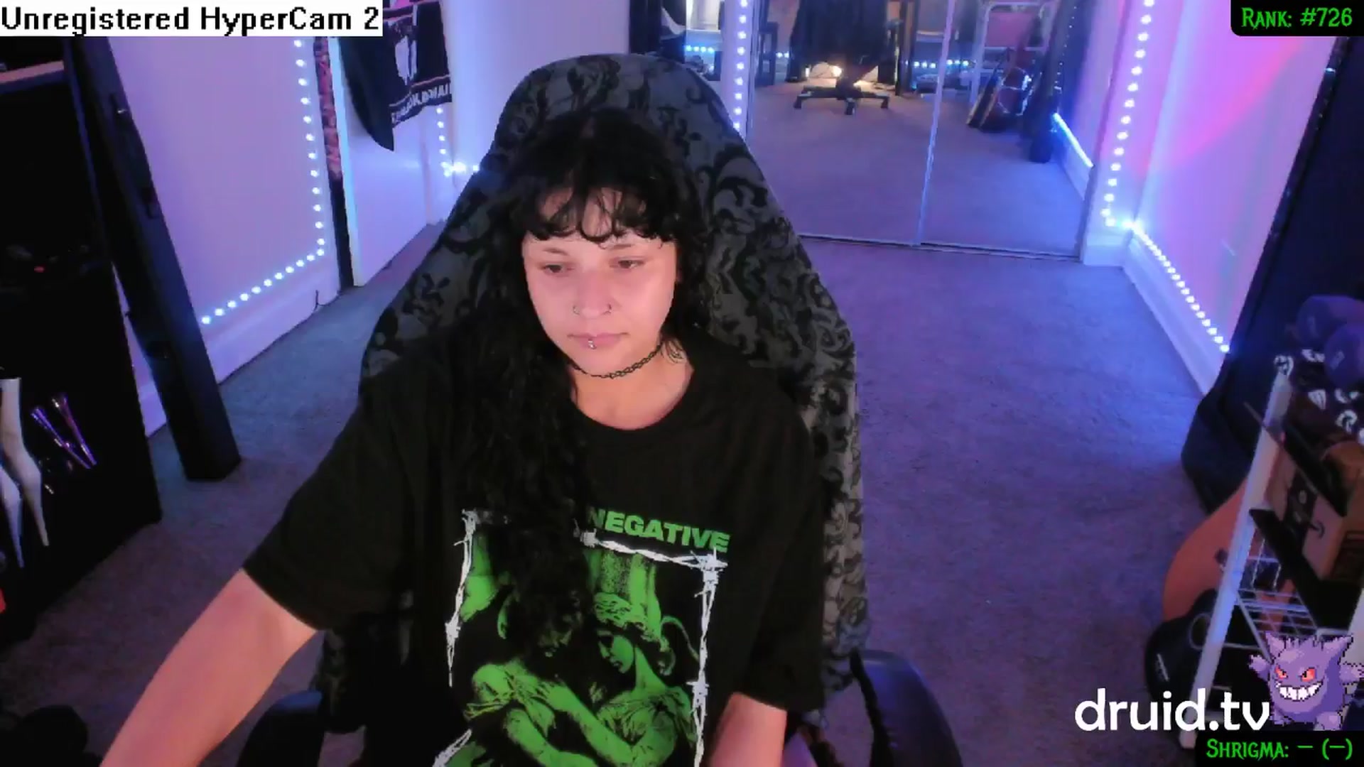 Gallery image thumbnail from druidjpg's myfreecams stream on, 09/24/2024, 04:02 image 4 of 20