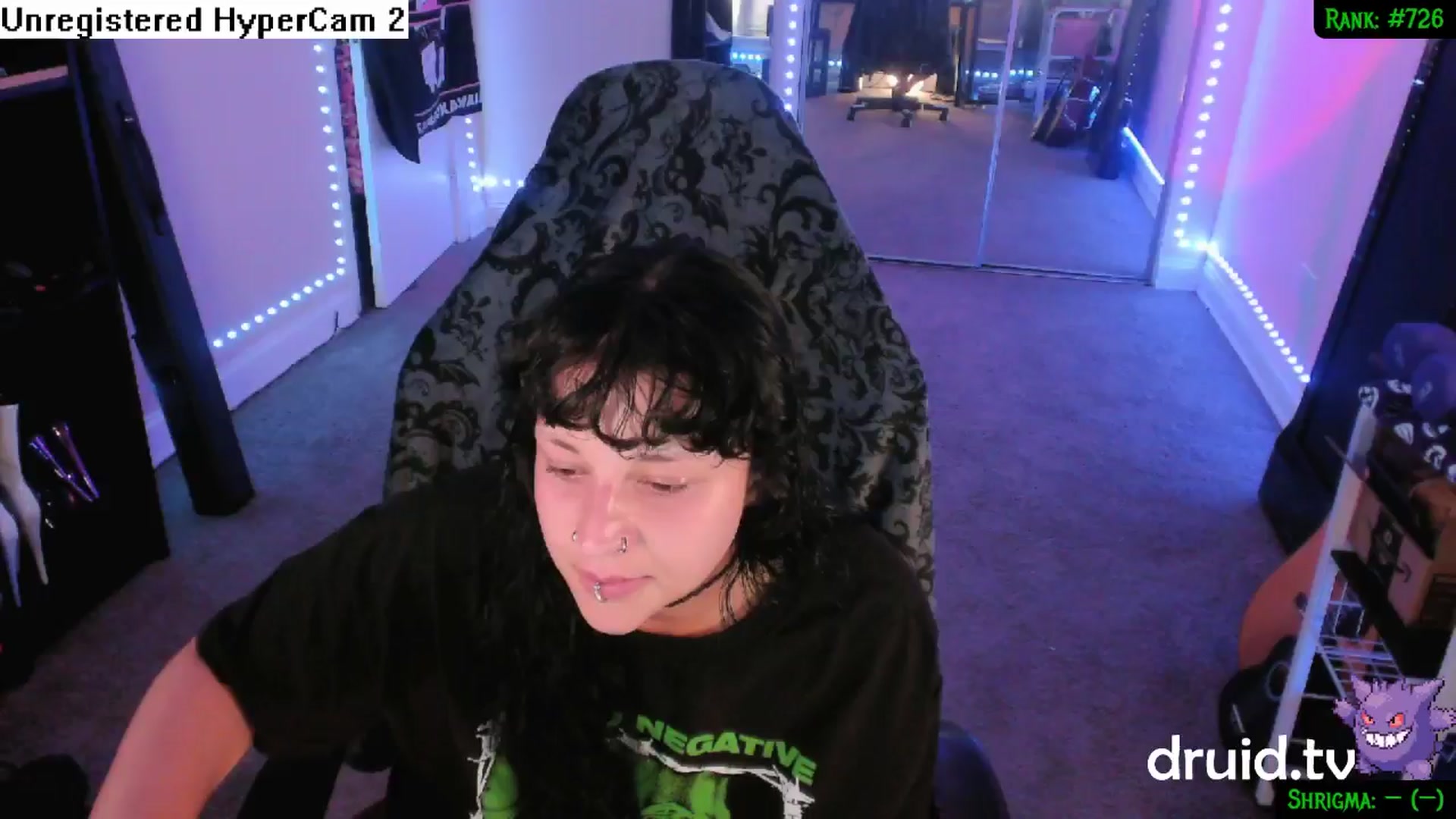 Gallery image thumbnail from druidjpg's myfreecams stream on, 09/24/2024, 04:02 image 6 of 20