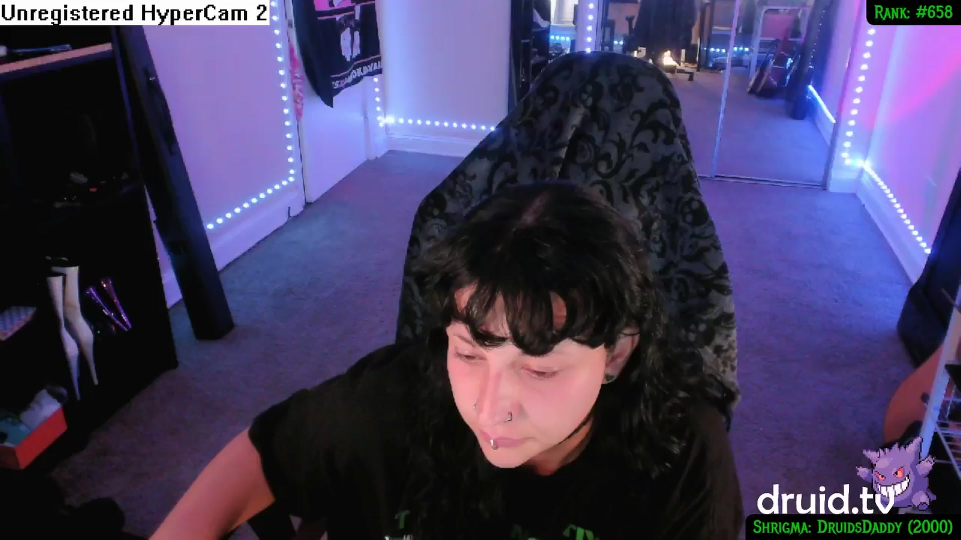 Gallery image thumbnail from druidjpg's myfreecams stream on, 09/24/2024, 04:40 image 6 of 20