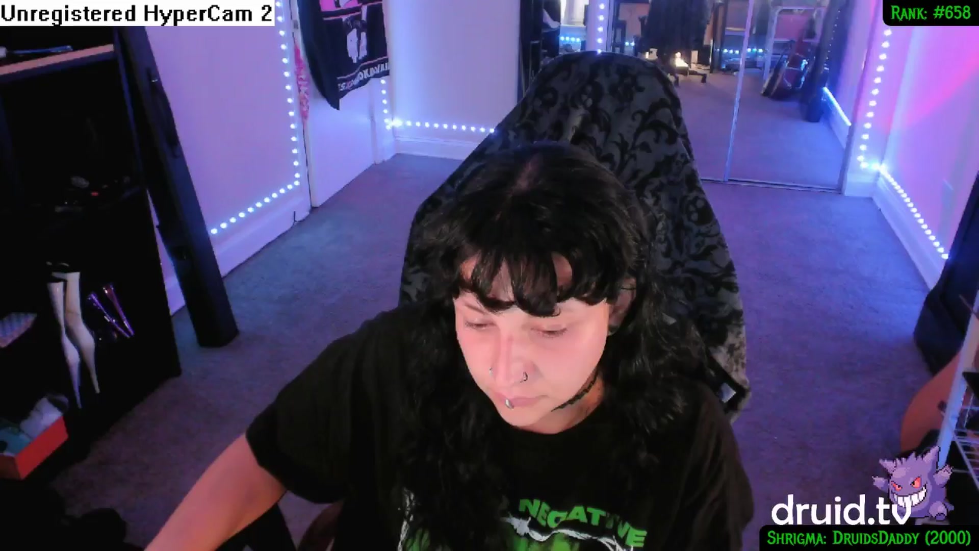 Gallery image thumbnail from druidjpg's myfreecams stream on, 09/24/2024, 04:40 image 10 of 20