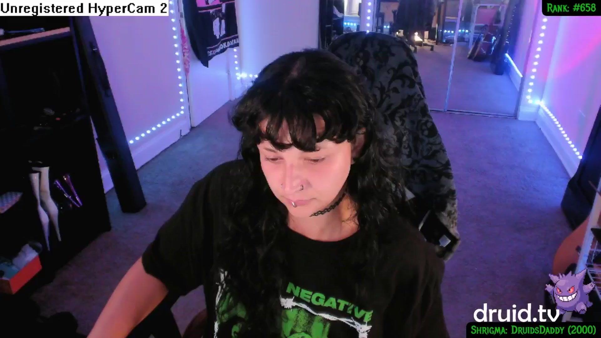 Gallery image thumbnail from druidjpg's myfreecams stream on, 09/24/2024, 04:40 image 9 of 20