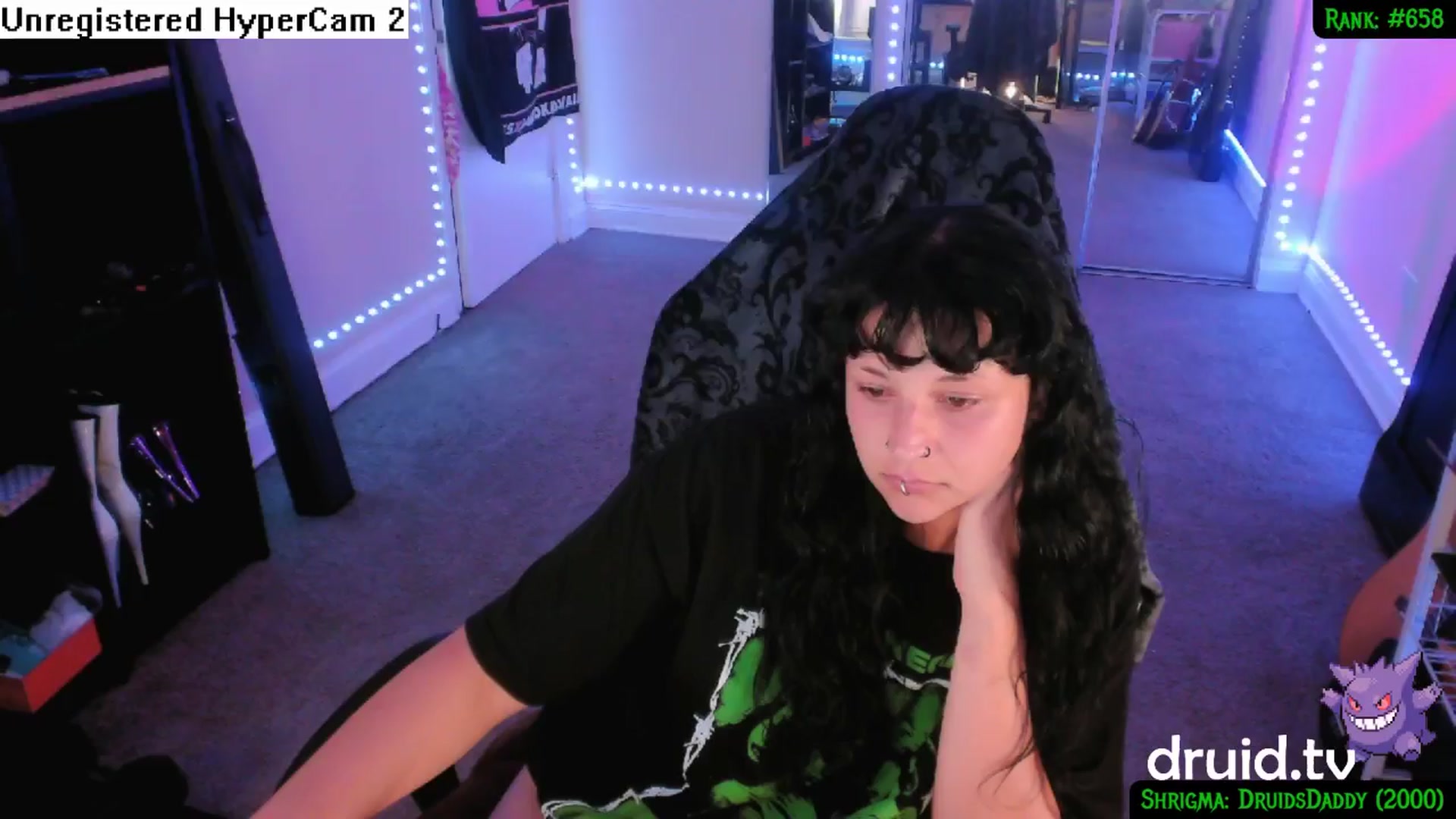 Gallery image thumbnail from druidjpg's myfreecams stream on, 09/24/2024, 04:40 image 13 of 20