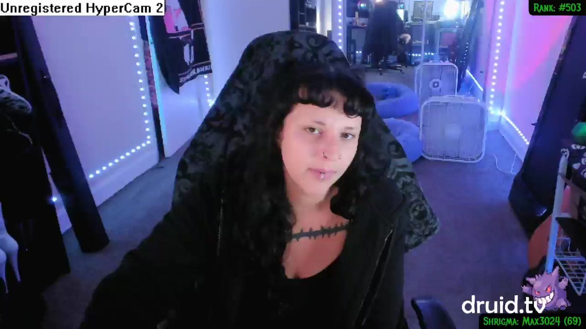 Gallery image thumbnail from druidjpg's myfreecams stream on, 09/30/2024, 04:48 image 7 of 20