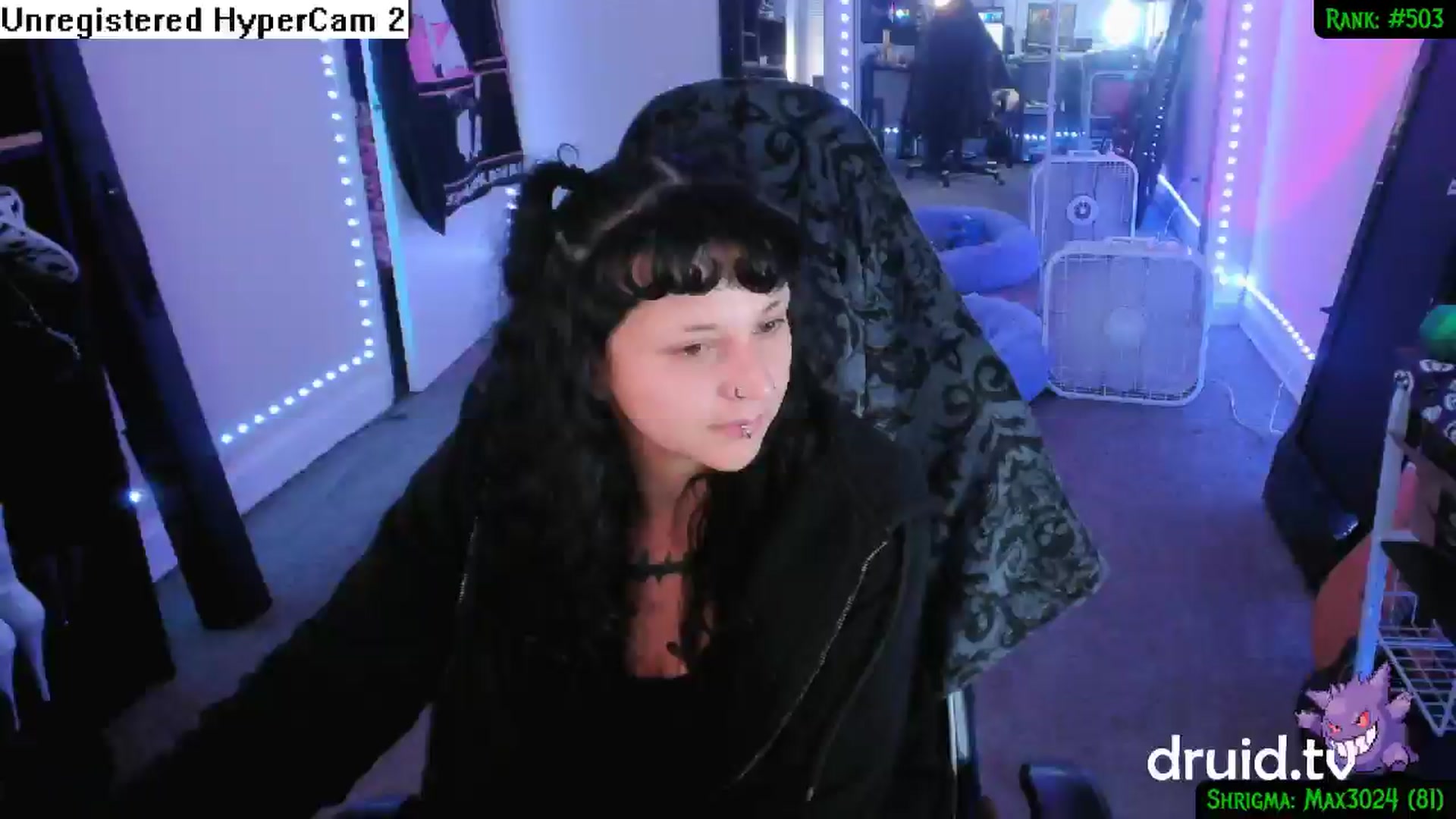 Gallery image thumbnail from druidjpg's myfreecams stream on, 09/30/2024, 04:48 image 12 of 20