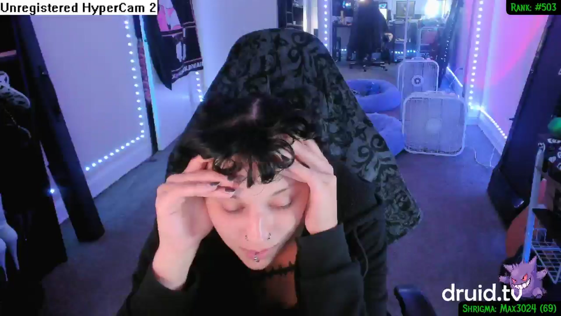 Gallery image thumbnail from druidjpg's myfreecams stream on, 09/30/2024, 04:48 image 6 of 20