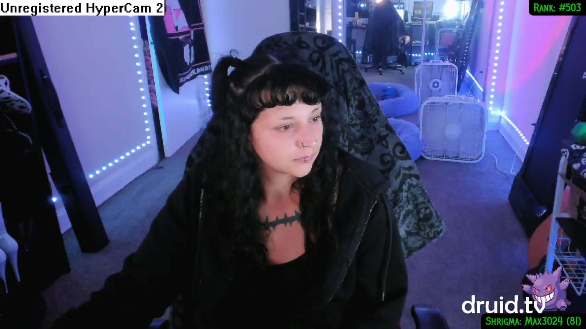 Gallery image thumbnail from druidjpg's myfreecams stream on, 09/30/2024, 04:48 image 11 of 20