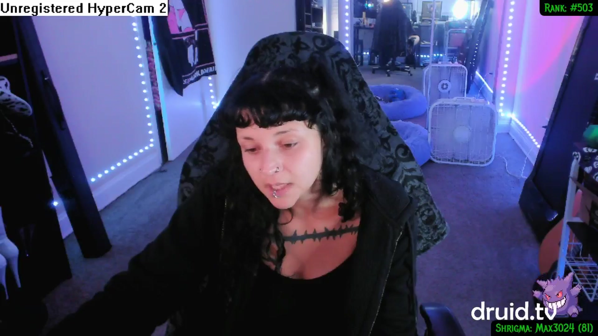 Gallery image thumbnail from druidjpg's myfreecams stream on, 09/30/2024, 04:48 image 8 of 20
