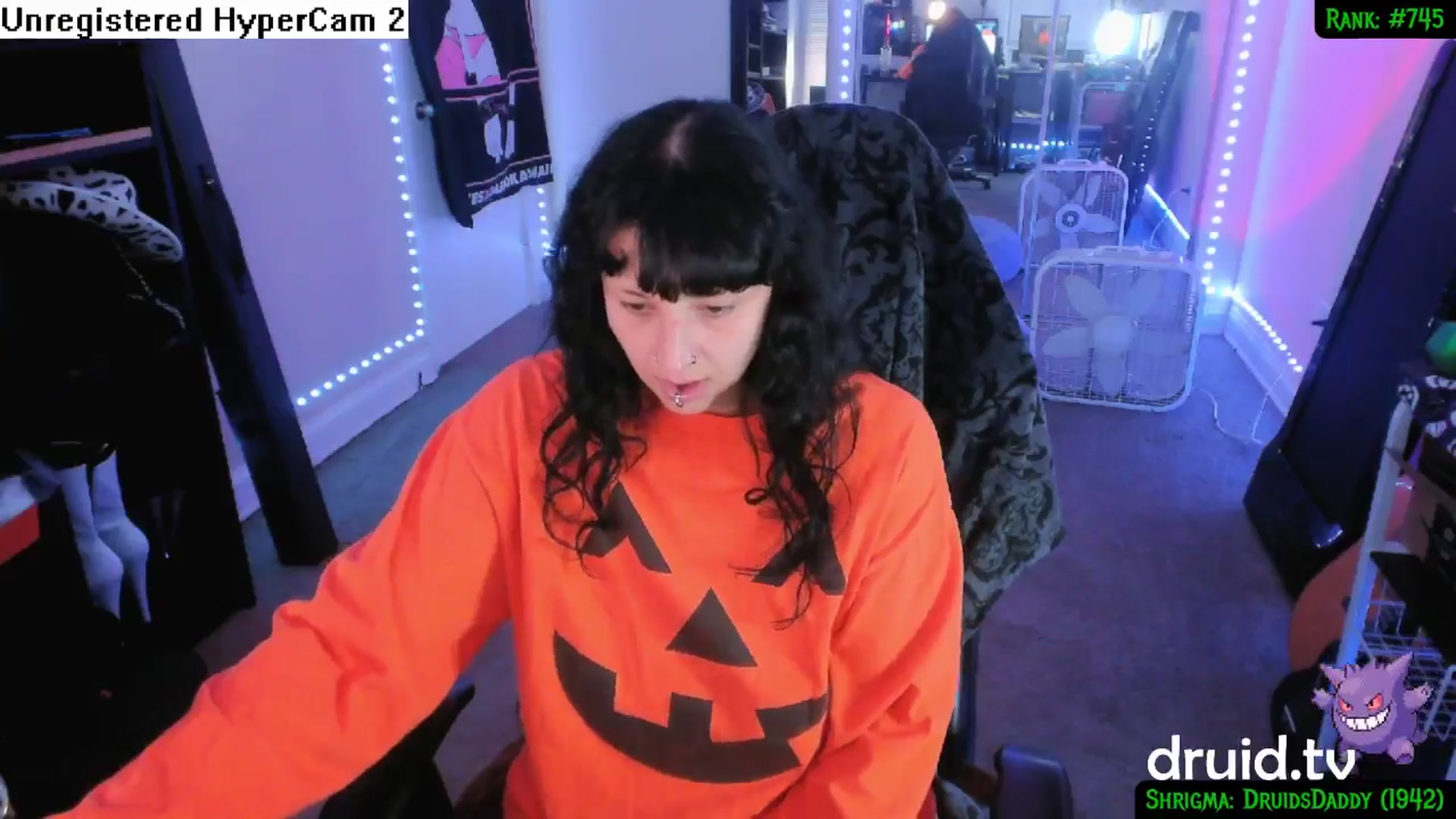 Gallery image thumbnail from druidjpg's myfreecams stream on, 10/02/2024, 04:43 image 12 of 20