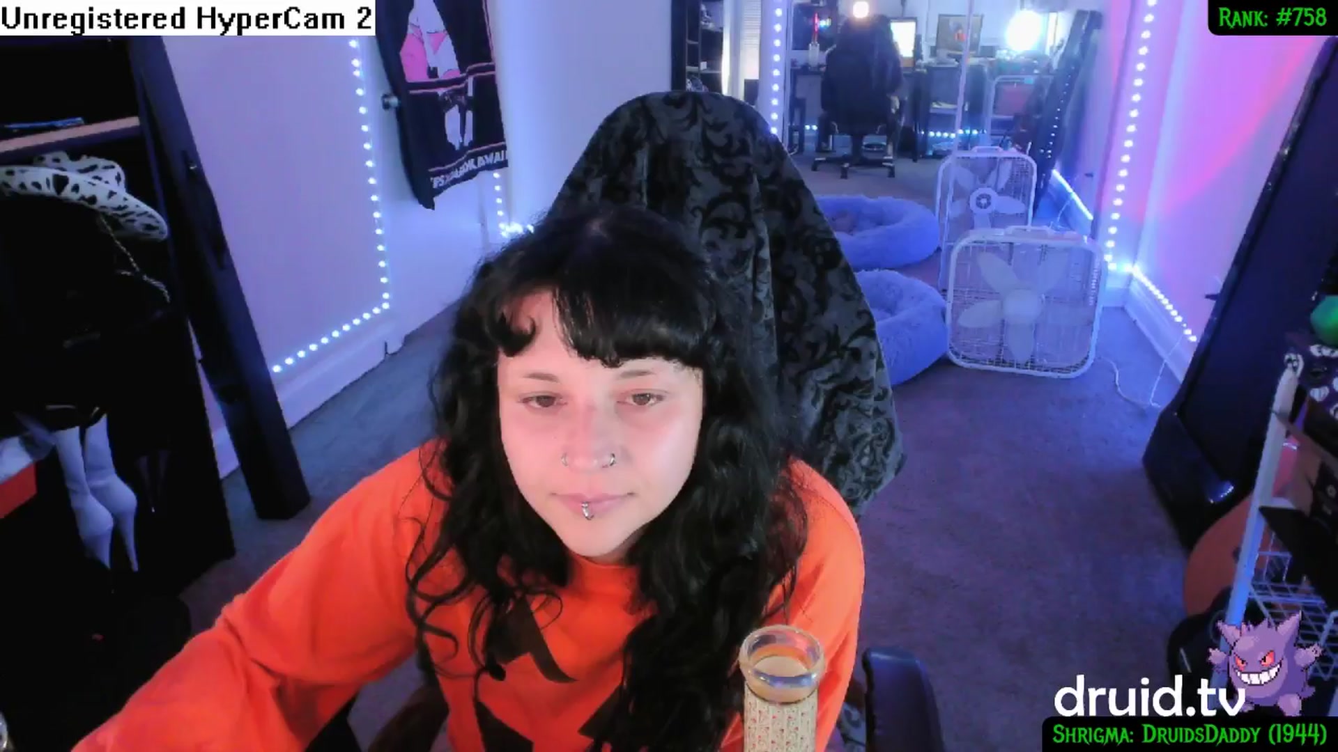 Gallery image thumbnail from druidjpg's myfreecams stream on, 10/02/2024, 04:43 image 15 of 20