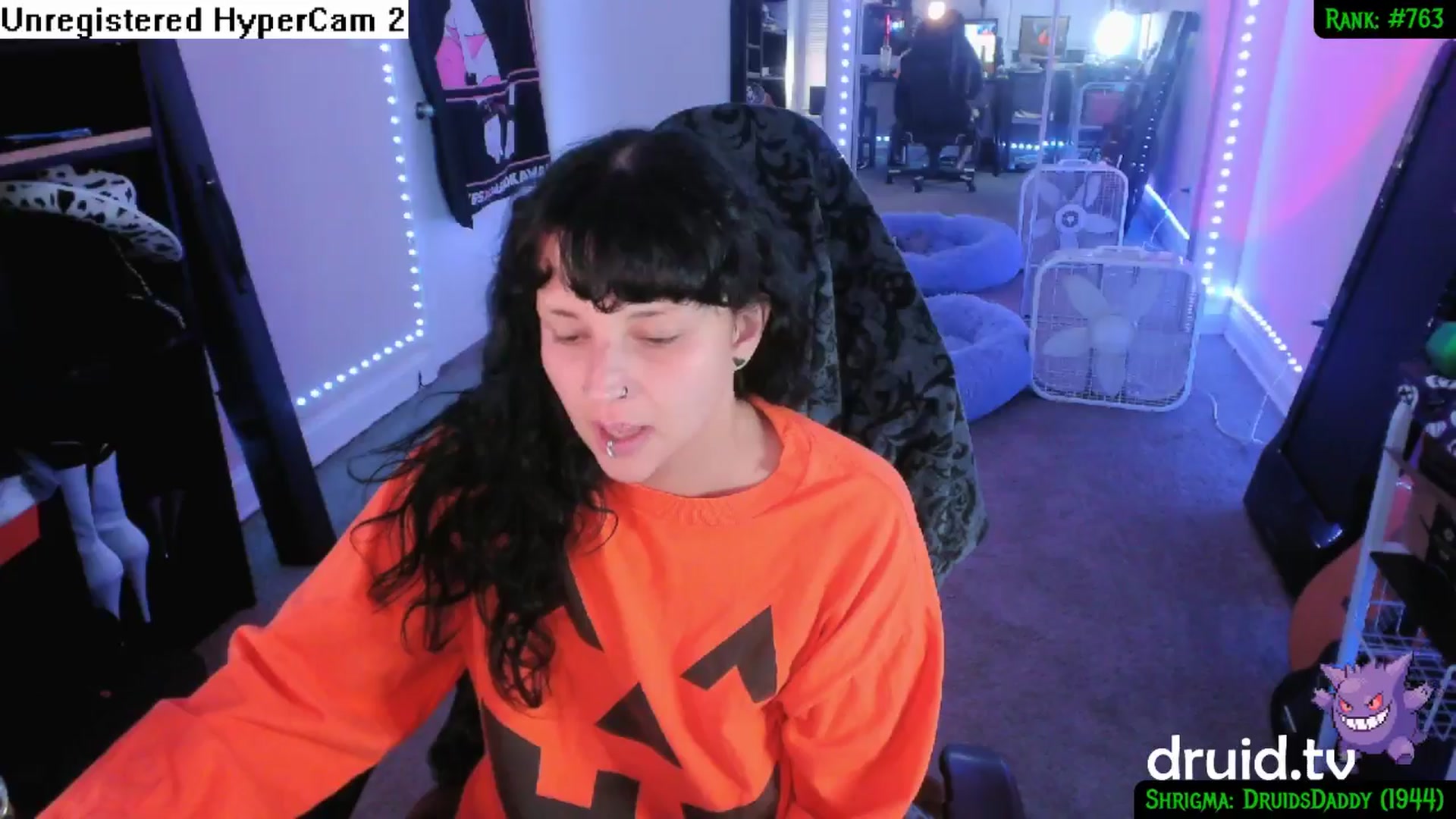 Gallery image thumbnail from druidjpg's myfreecams stream on, 10/02/2024, 04:43 image 16 of 20