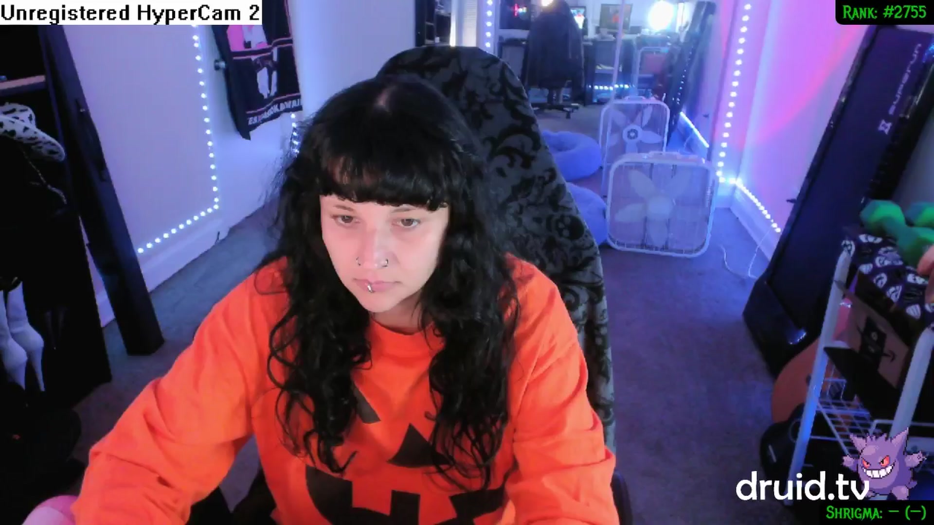 Gallery image thumbnail from druidjpg's myfreecams stream on, 10/02/2024, 04:43 image 1 of 20