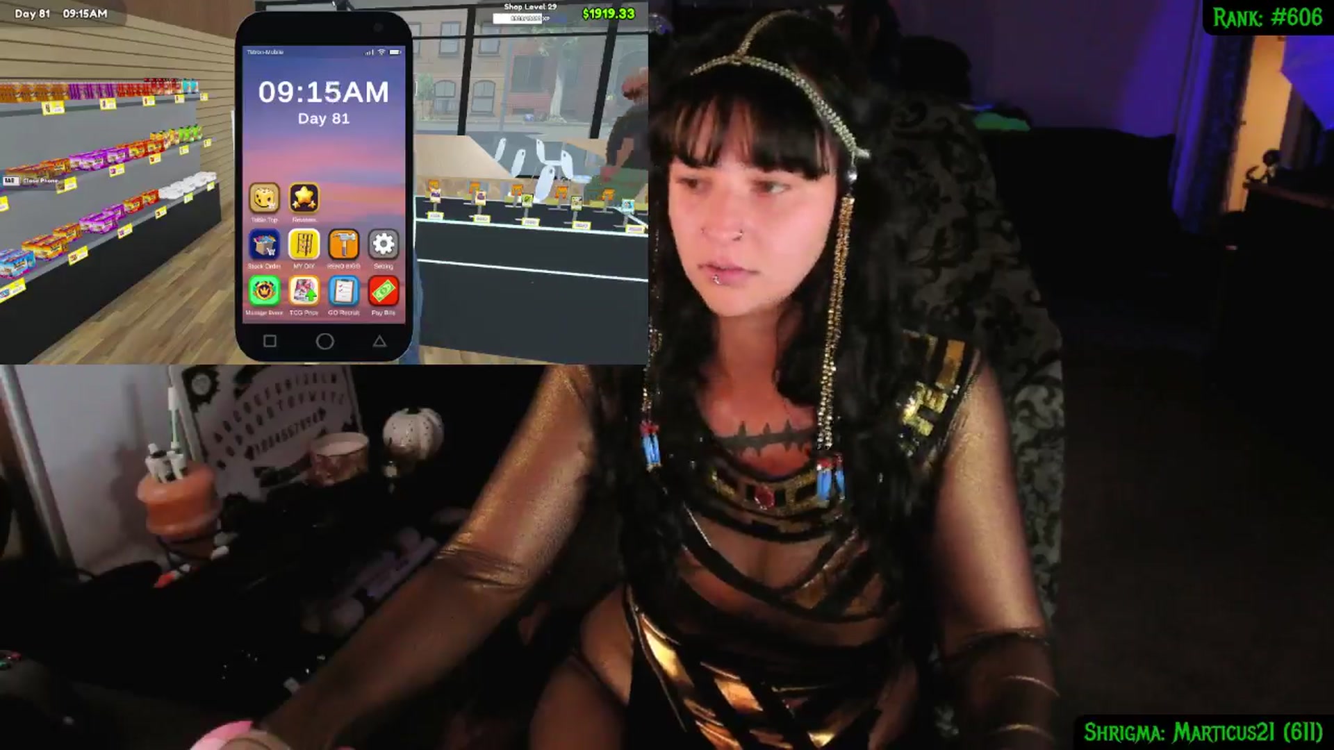Gallery image thumbnail from druidjpg's myfreecams stream on, 10/18/2024, 04:47 image 3 of 20