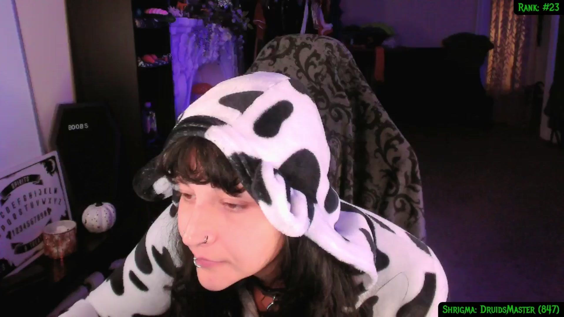 Gallery image thumbnail from druidjpg's myfreecams stream on, 11/09/2024, 04:21 image 4 of 20