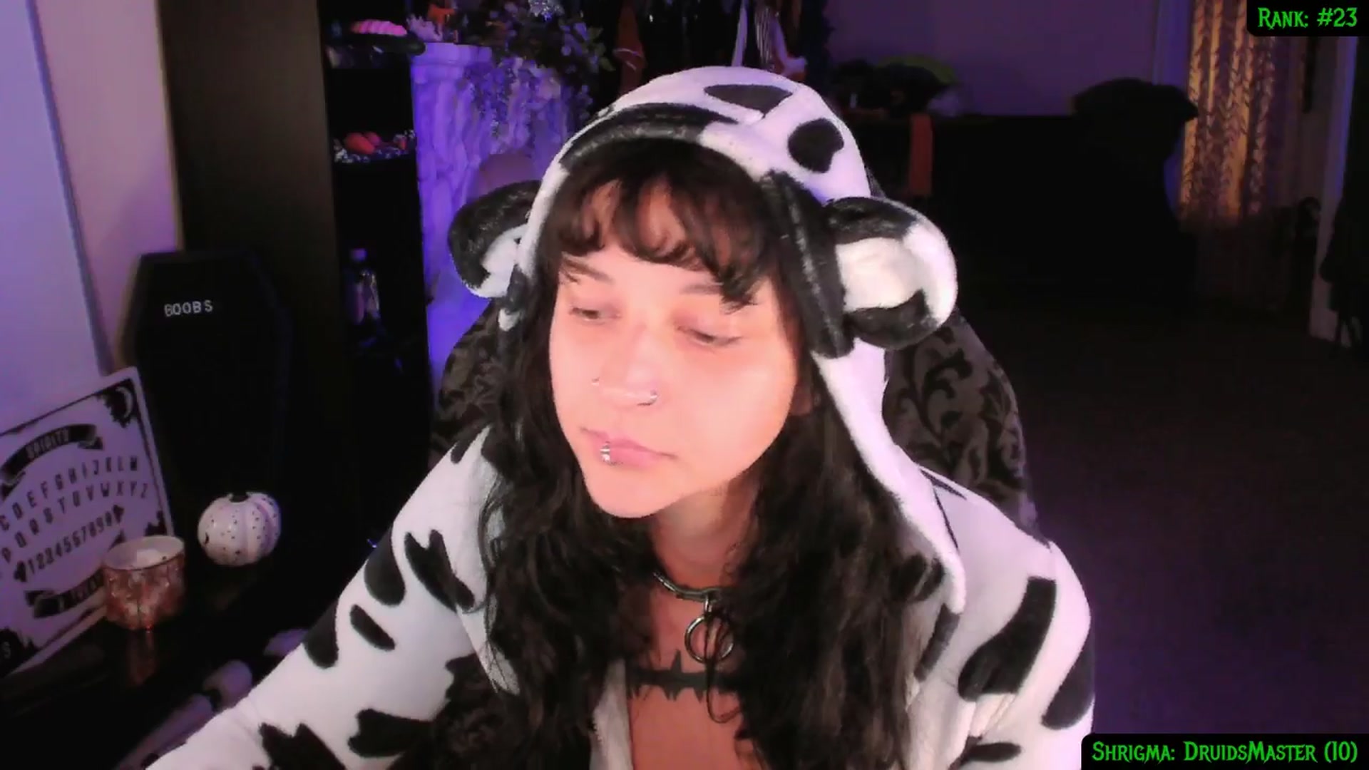 Gallery image thumbnail from druidjpg's myfreecams stream on, 11/09/2024, 04:21 image 18 of 20