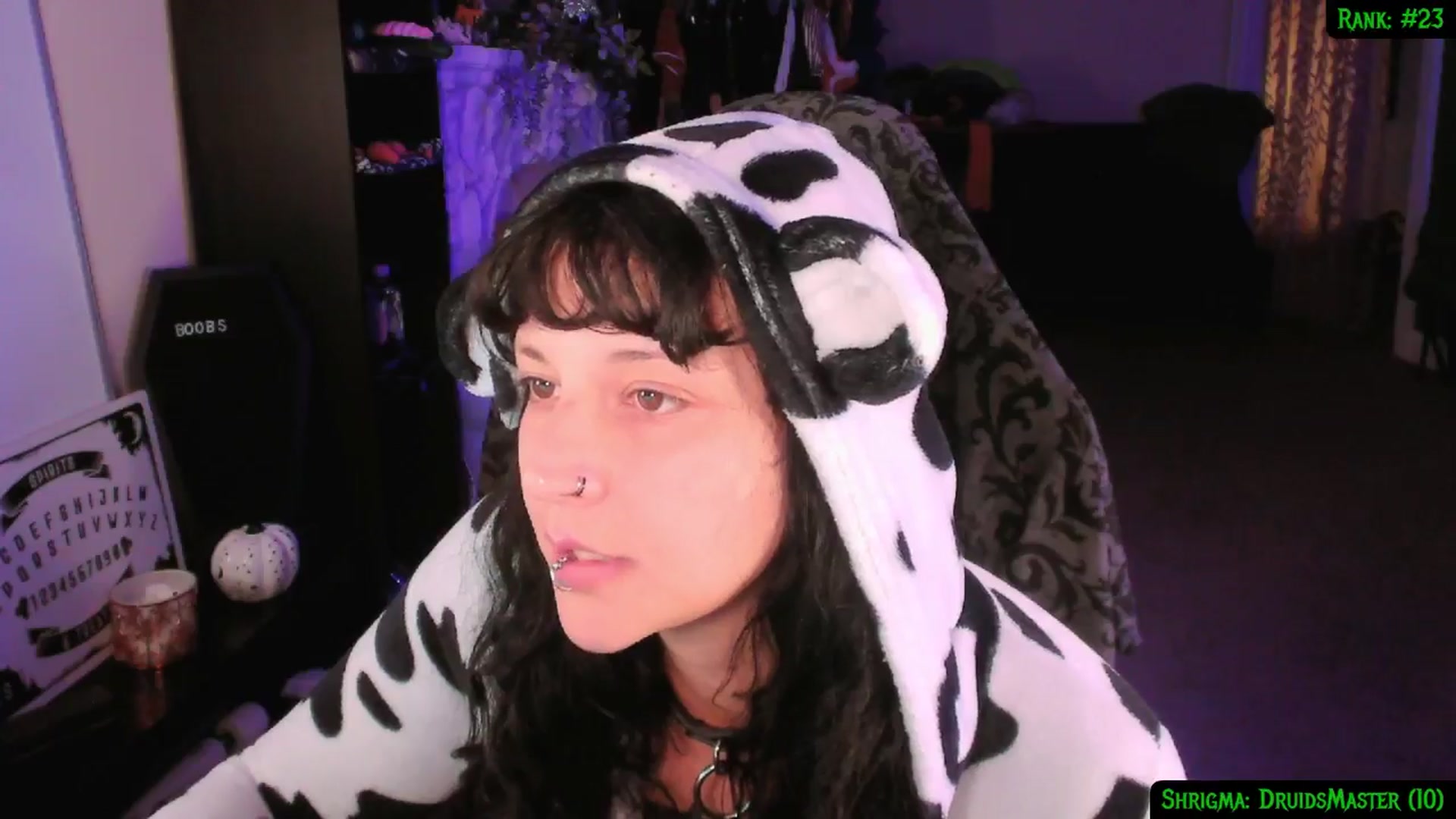 Gallery image thumbnail from druidjpg's myfreecams stream on, 11/09/2024, 04:21 image 15 of 20