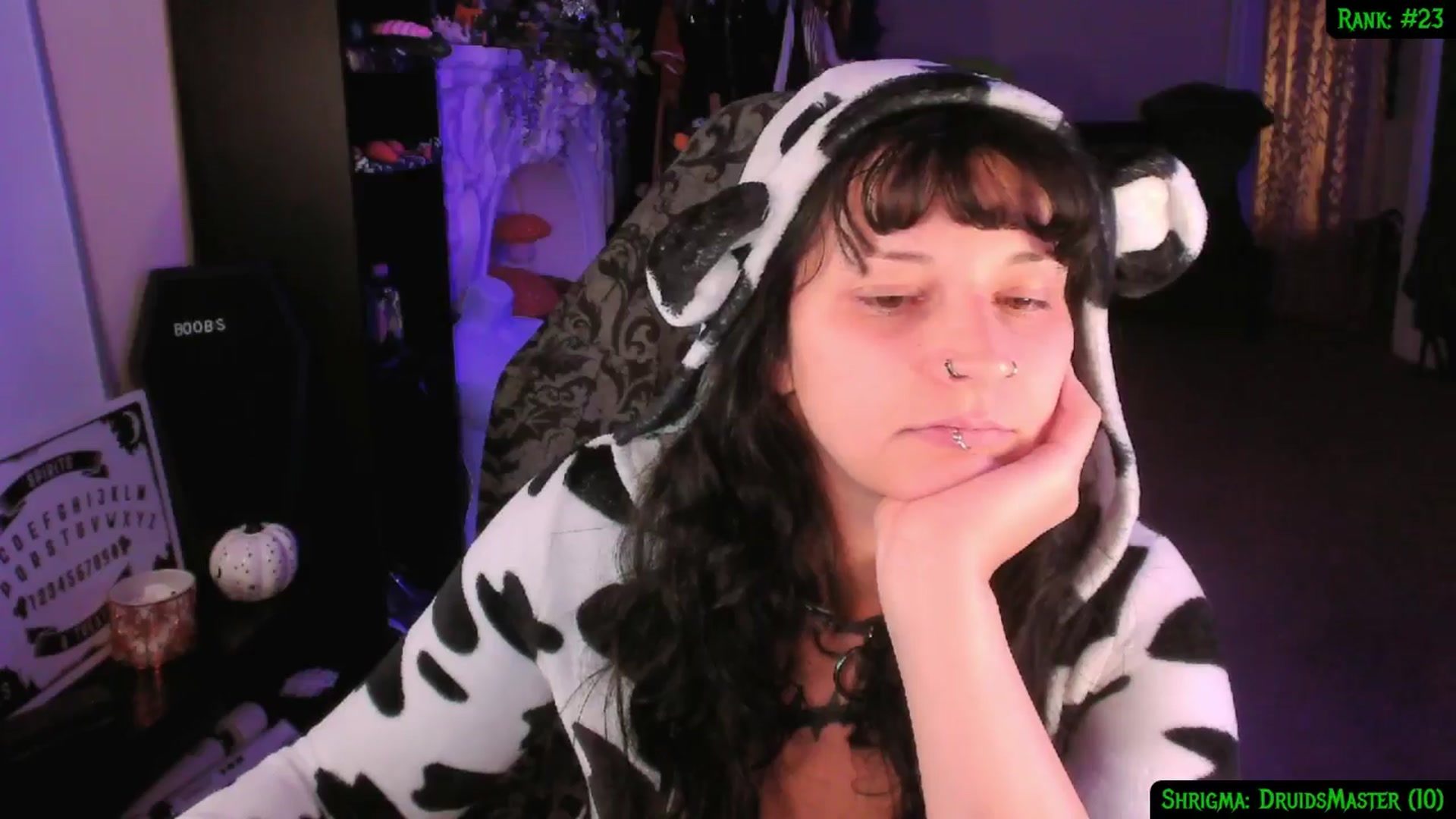 Gallery image thumbnail from druidjpg's myfreecams stream on, 11/09/2024, 04:21 image 17 of 20