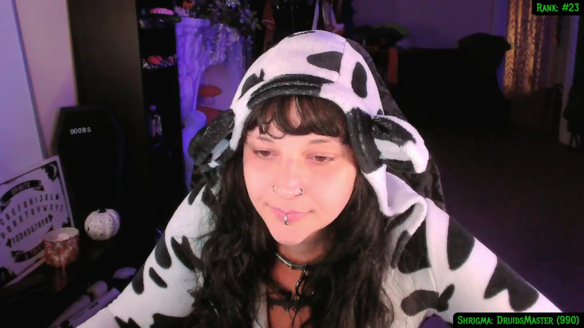 Gallery image thumbnail from druidjpg's myfreecams stream on, 11/09/2024, 04:21 image 8 of 20