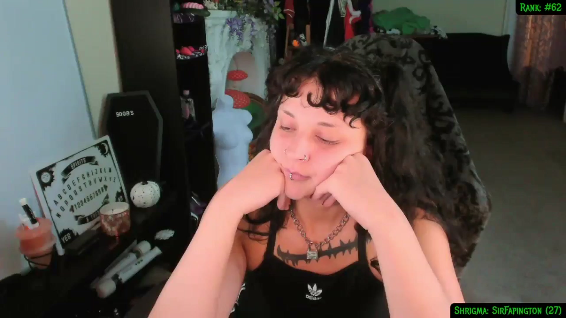 Gallery image thumbnail from druidjpg's myfreecams stream on, 11/15/2024, 05:05 image 6 of 20