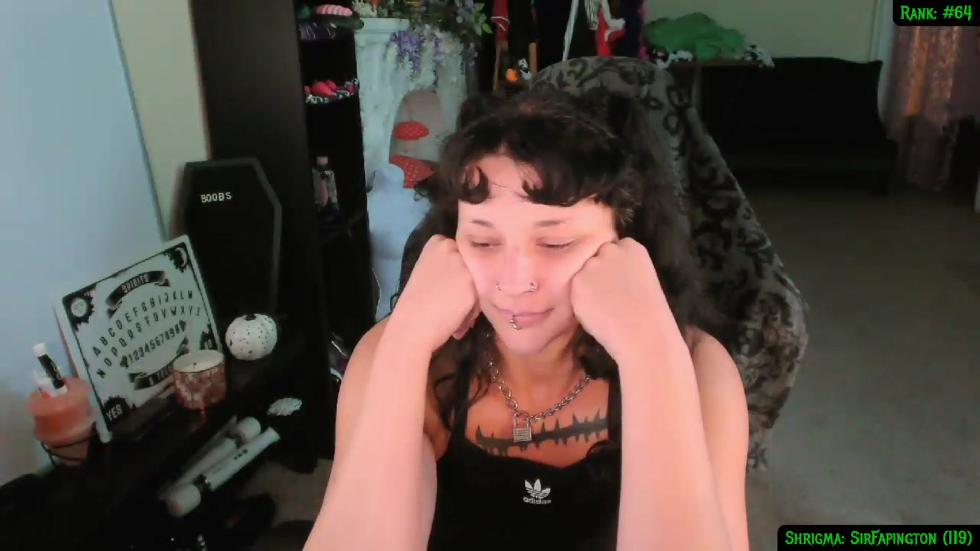 Gallery image thumbnail from druidjpg's myfreecams stream on, 11/15/2024, 05:05 image 13 of 20