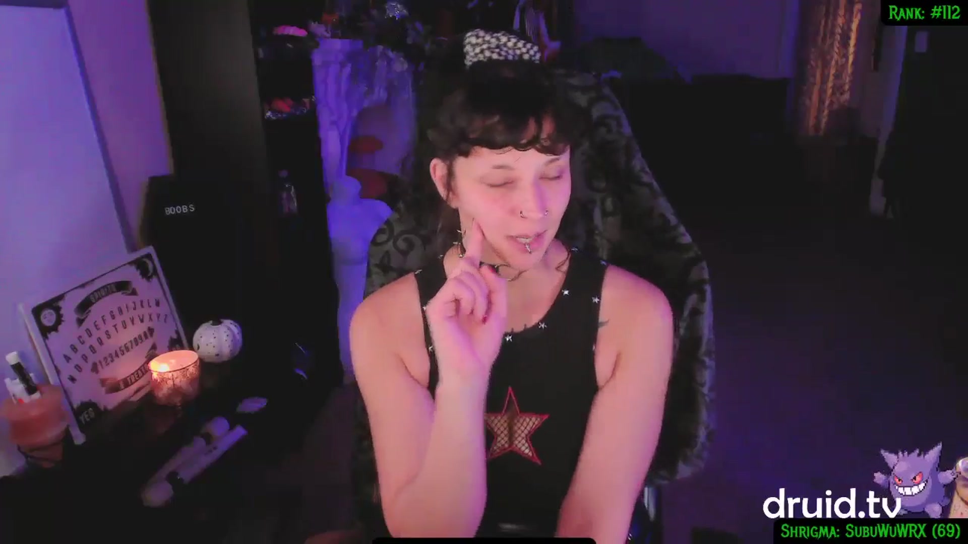 Gallery image thumbnail from druidjpg's myfreecams stream on, 11/19/2024, 05:11 image 6 of 20