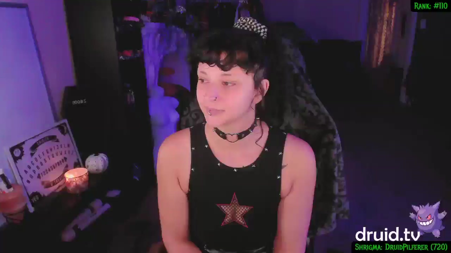 Gallery image thumbnail from druidjpg's myfreecams stream on, 11/19/2024, 05:11 image 12 of 20