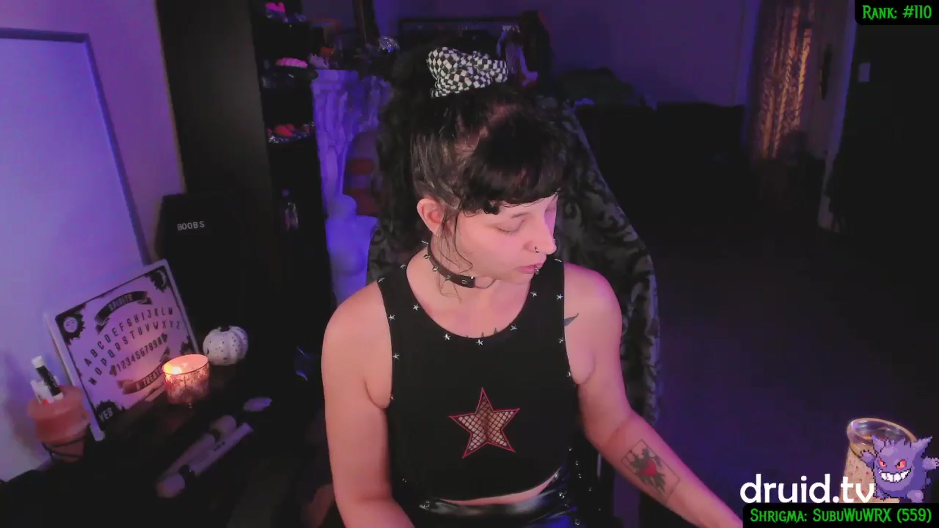 Gallery image thumbnail from druidjpg's myfreecams stream on, 11/19/2024, 05:11 image 8 of 20