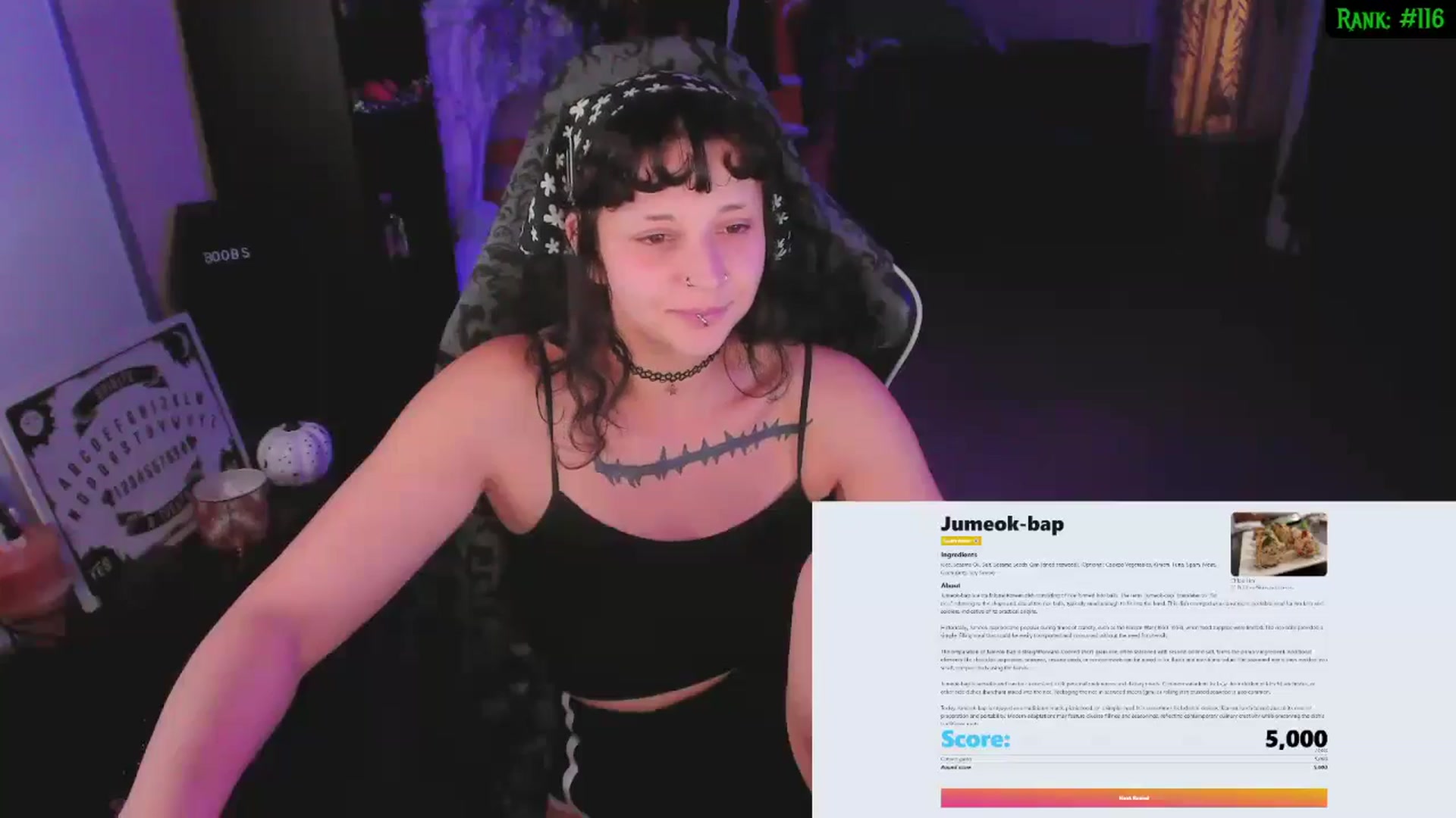 Gallery image thumbnail from druidjpg's myfreecams stream on, 11/20/2024, 05:37 image 13 of 20