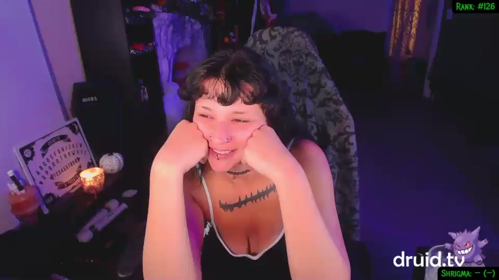Gallery image thumbnail from druidjpg's myfreecams stream on, 11/21/2024, 03:54 image 5 of 20