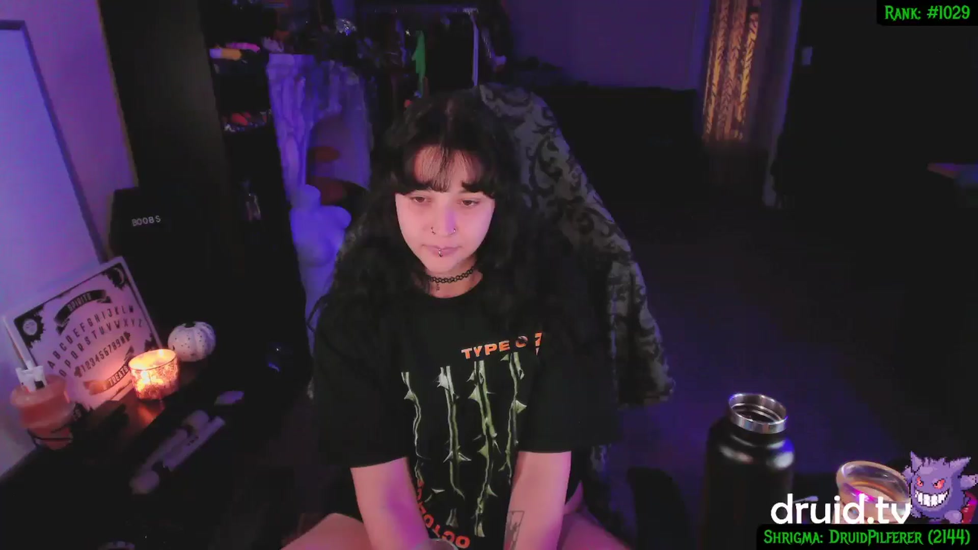 Gallery image thumbnail from druidjpg's myfreecams stream on, 12/03/2024, 05:54 image 14 of 20