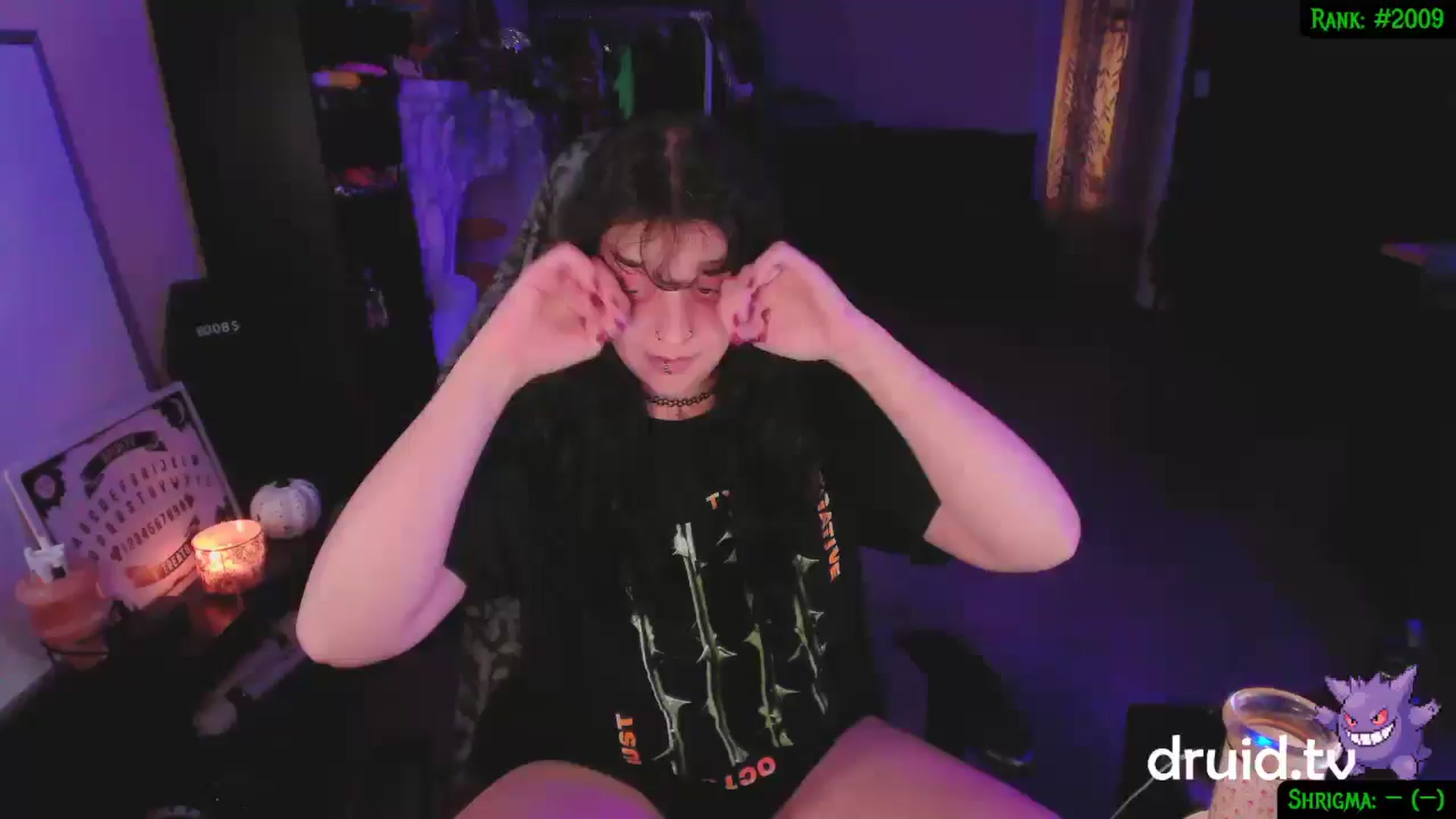 Gallery image thumbnail from druidjpg's myfreecams stream on, 12/03/2024, 05:54 image 1 of 20
