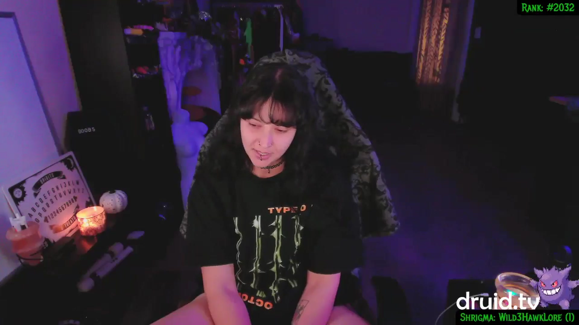 Gallery image thumbnail from druidjpg's myfreecams stream on, 12/03/2024, 05:54 image 9 of 20