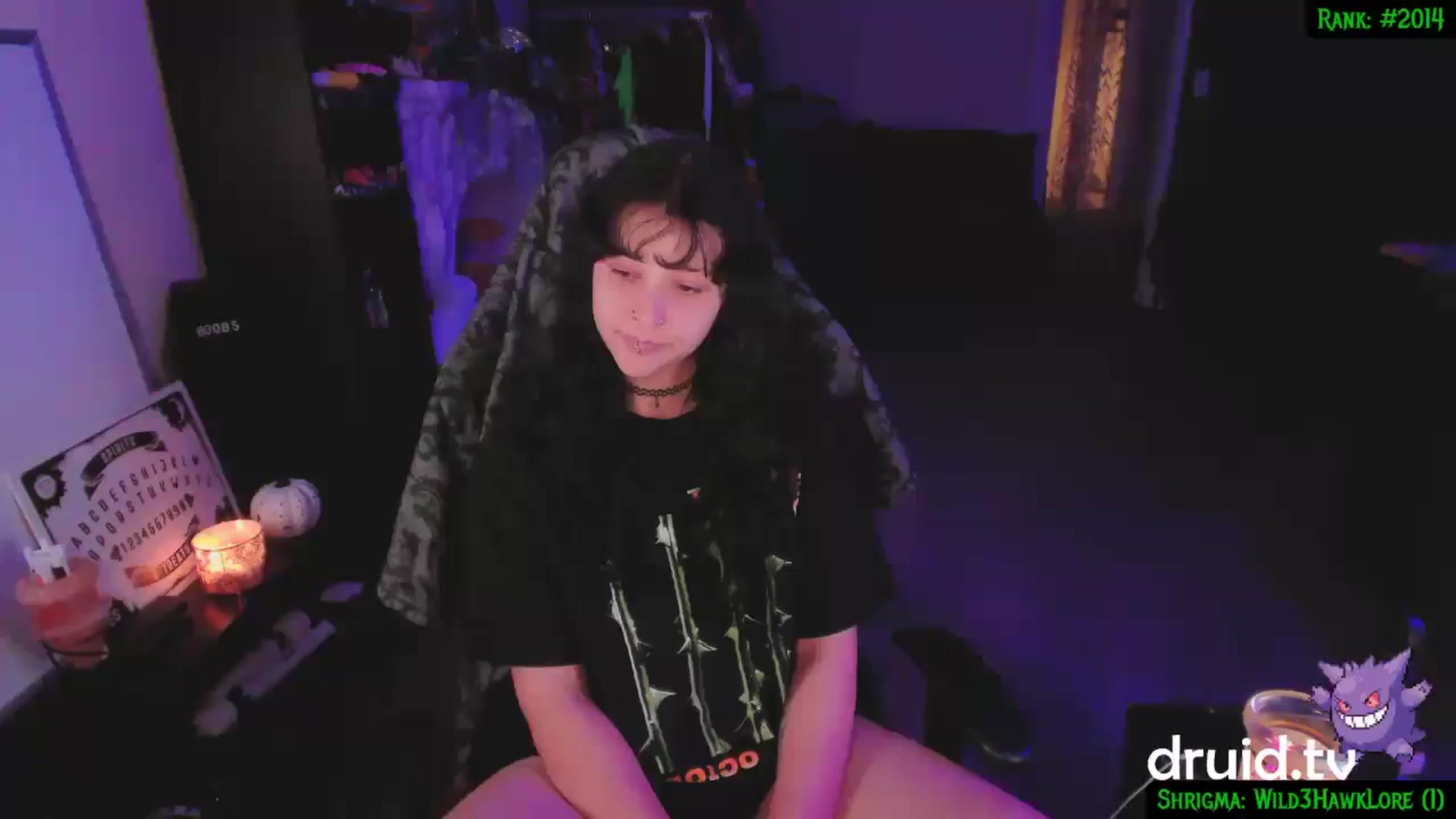 Gallery image thumbnail from druidjpg's myfreecams stream on, 12/03/2024, 05:54 image 3 of 20