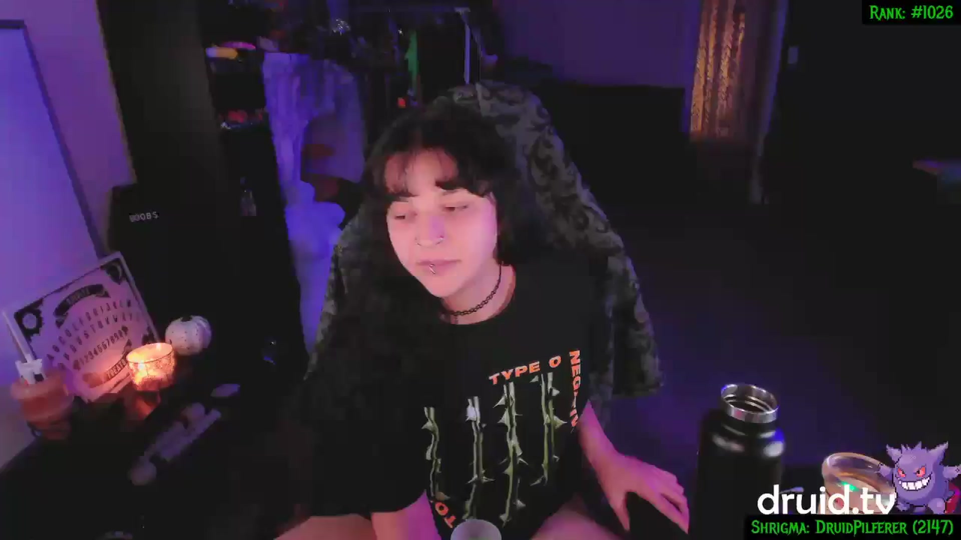 Gallery image thumbnail from druidjpg's myfreecams stream on, 12/03/2024, 05:54 image 15 of 20